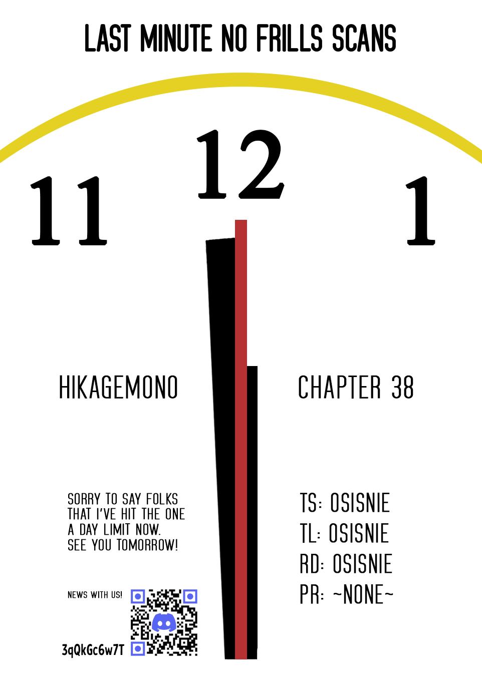 Hikagemono demo Yarinaoshite Ii desu ka? Chap 38 - Next Chap 39