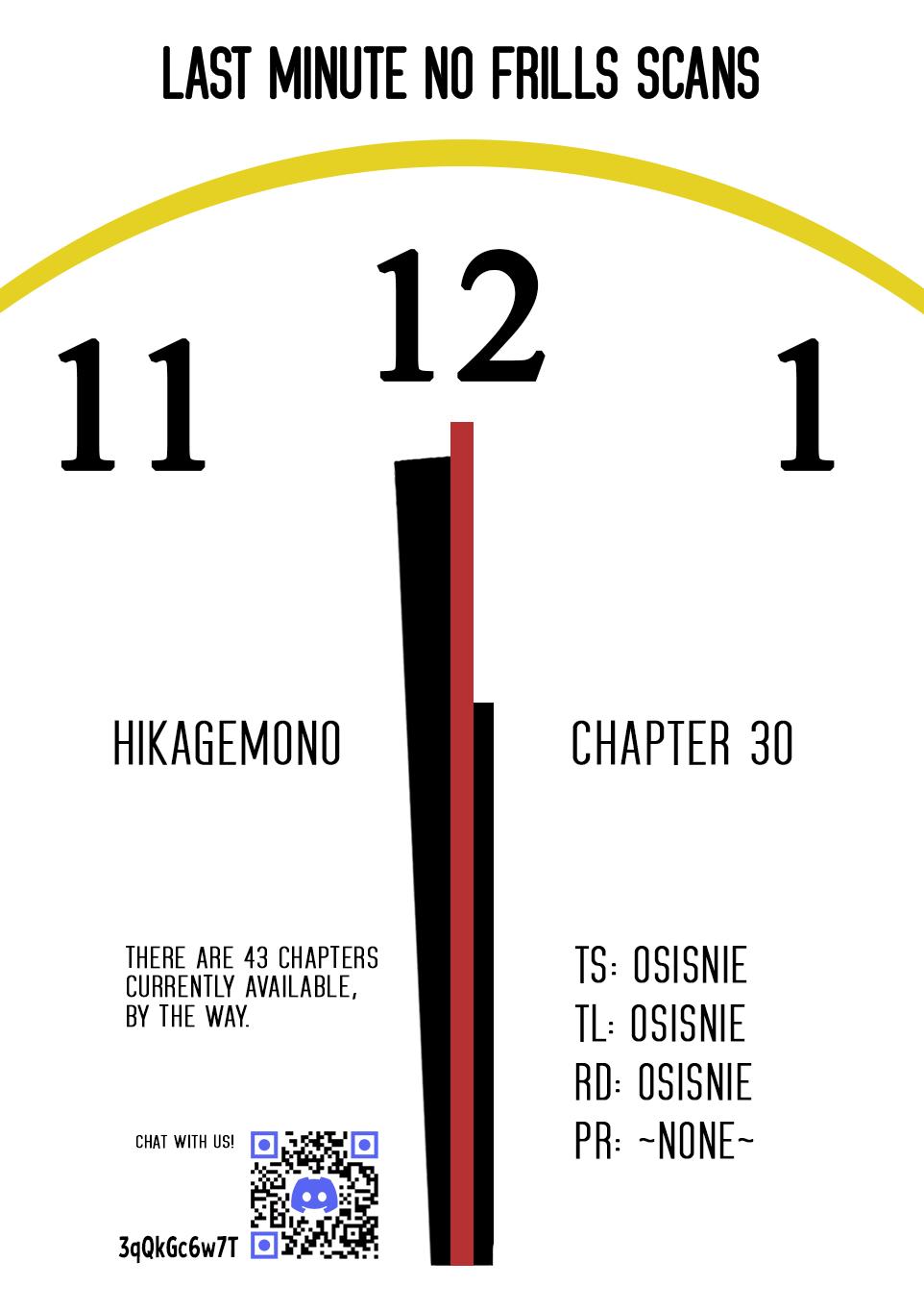 Hikagemono demo Yarinaoshite Ii desu ka? Chap 30 - Next Chap 31