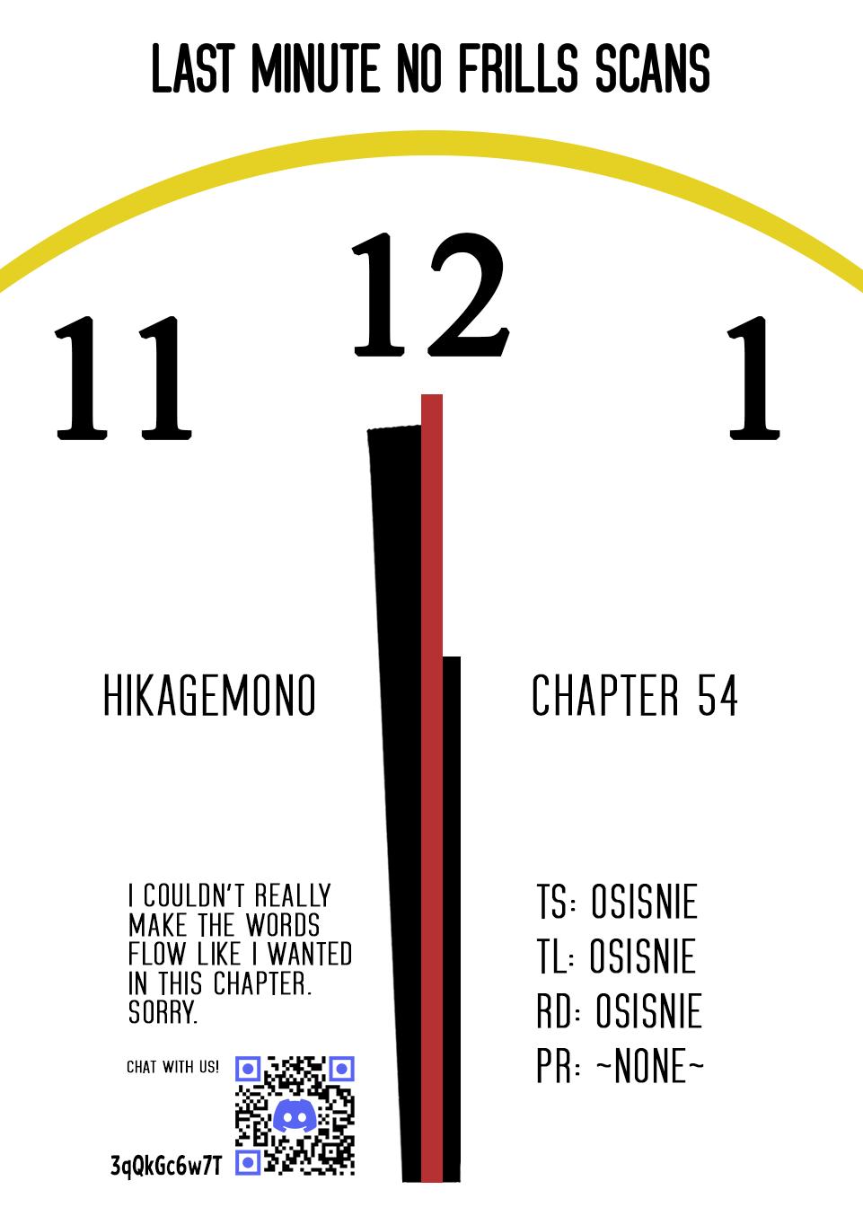 Hikagemono demo Yarinaoshite Ii desu ka? Chap 54 - Next Chap 55