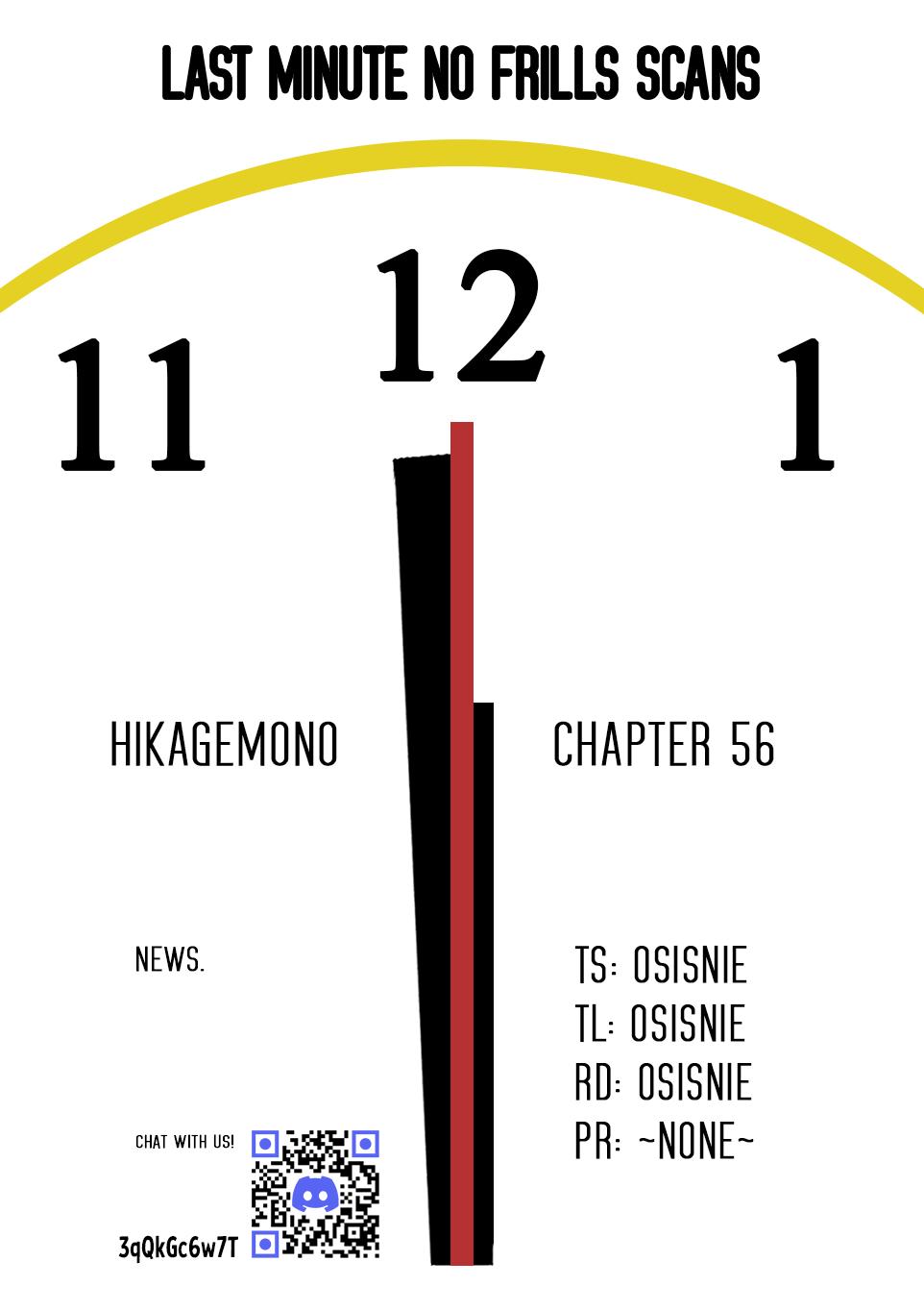 Hikagemono demo Yarinaoshite Ii desu ka? Chap 56 - Next Chap 57