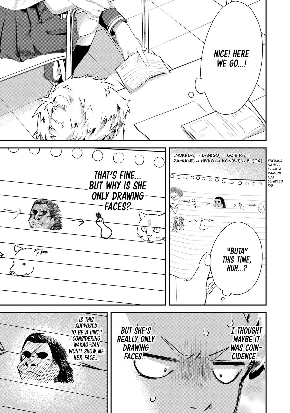 Tonari no Wakao-san wa Miesou de Mienai Chap 9 - Next Chap 10
