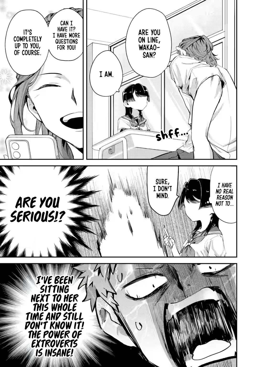 Tonari no Wakao-san wa Miesou de Mienai Chap 17 - Next Chap 18