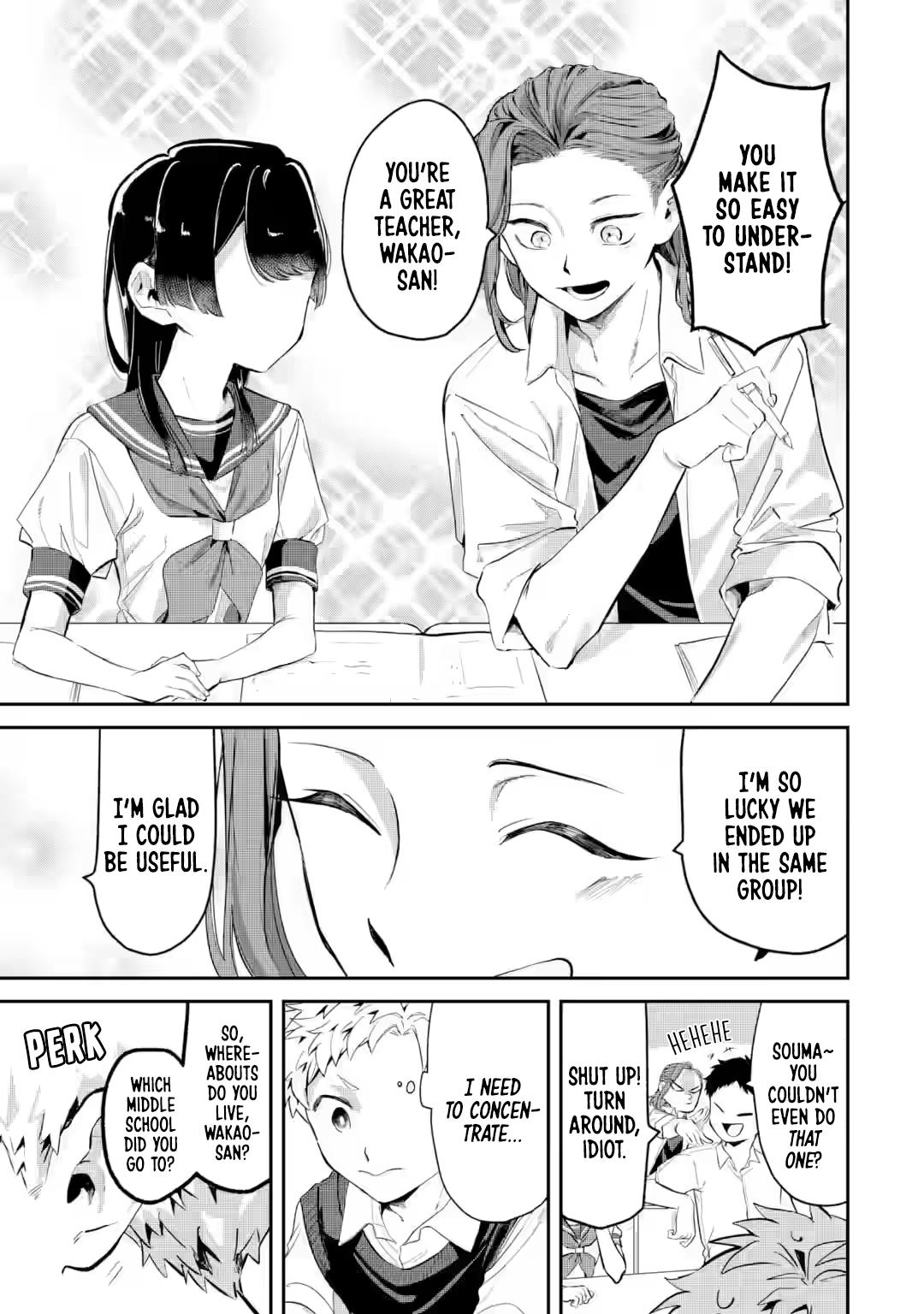 Tonari no Wakao-san wa Miesou de Mienai Chap 17 - Next Chap 18