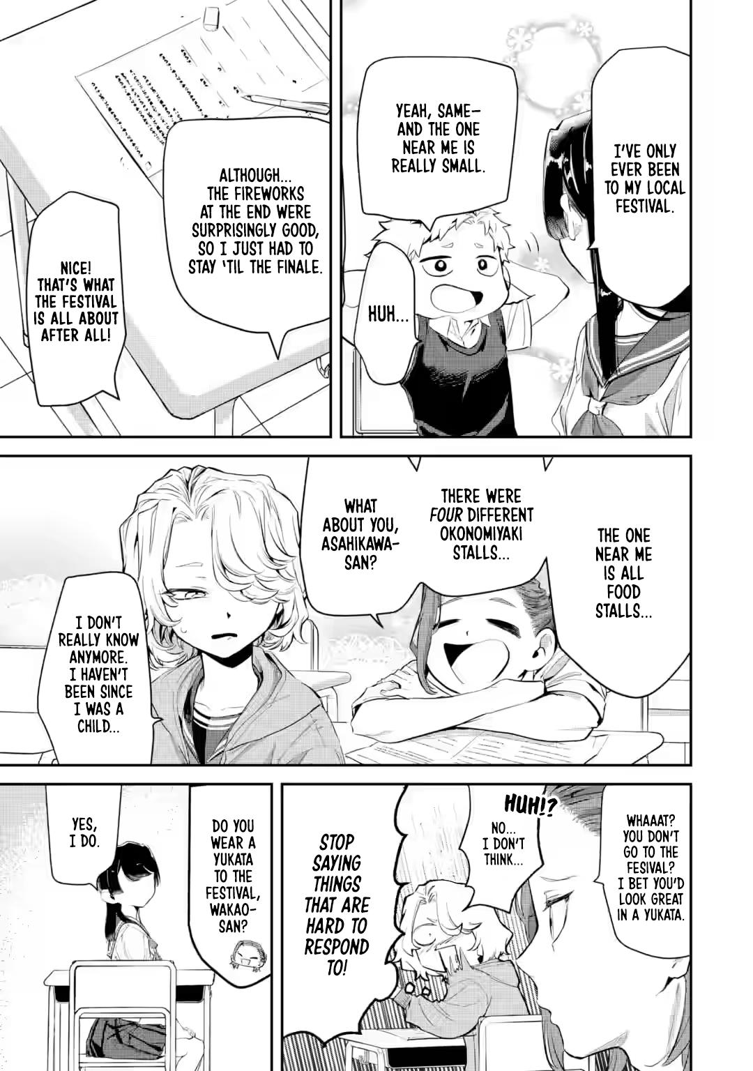 Tonari no Wakao-san wa Miesou de Mienai Chap 18 - Next Chap 19