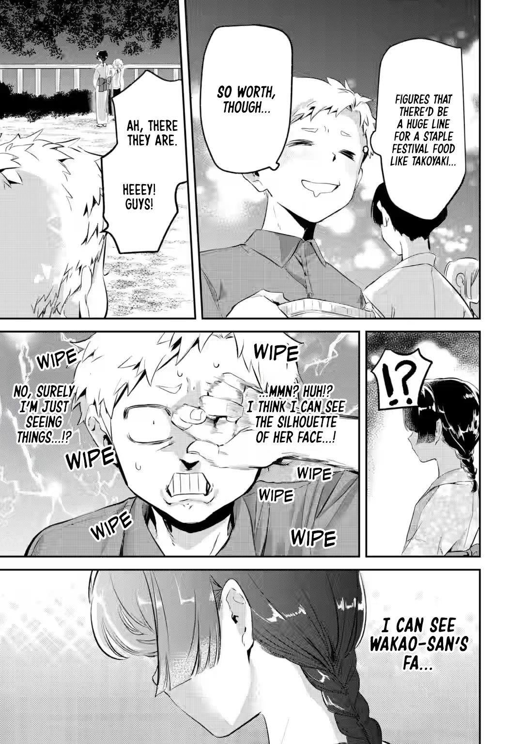 Tonari no Wakao-san wa Miesou de Mienai Chap 19 - Next Chap 20