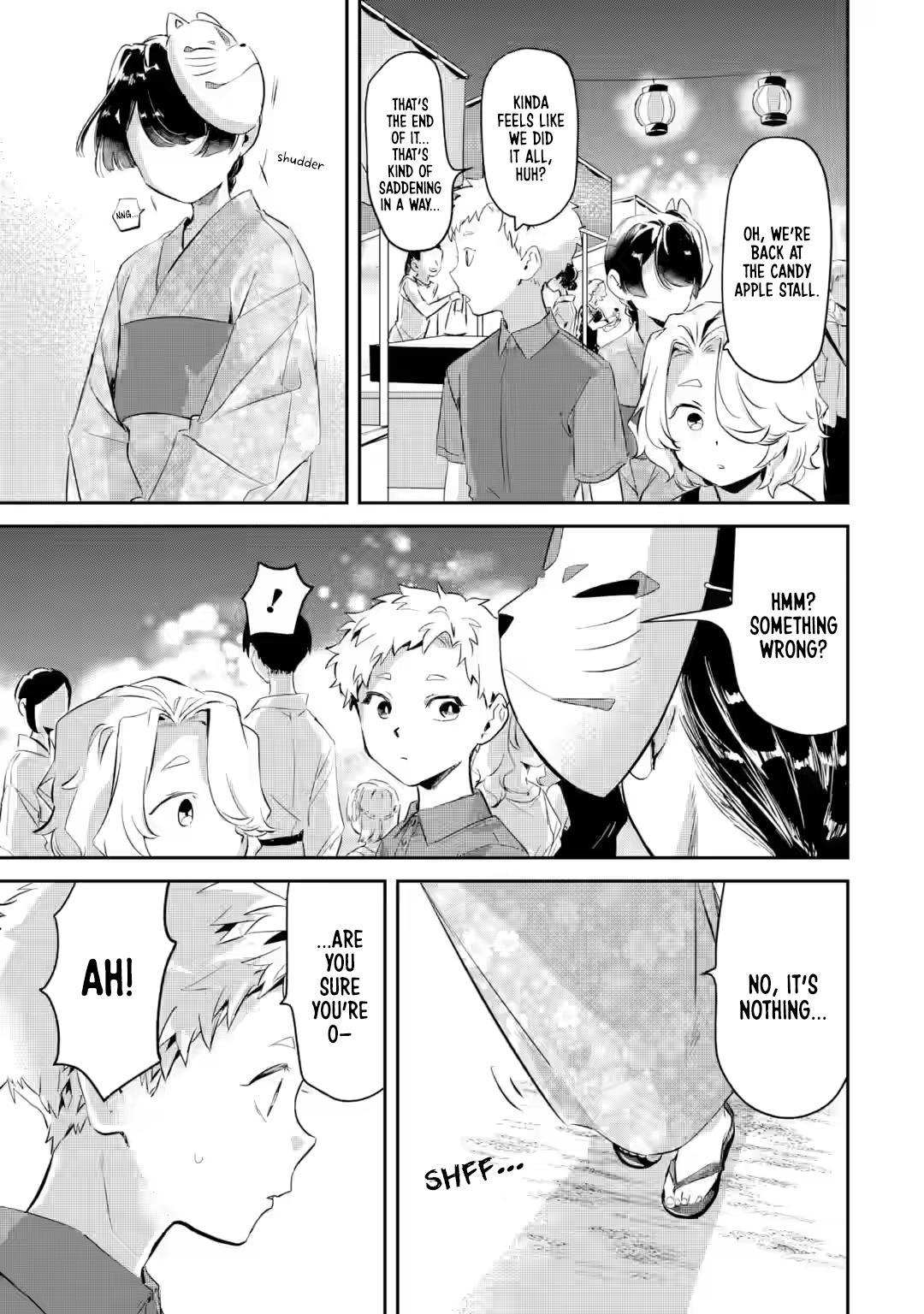 Tonari no Wakao-san wa Miesou de Mienai Chap 19 - Next Chap 20