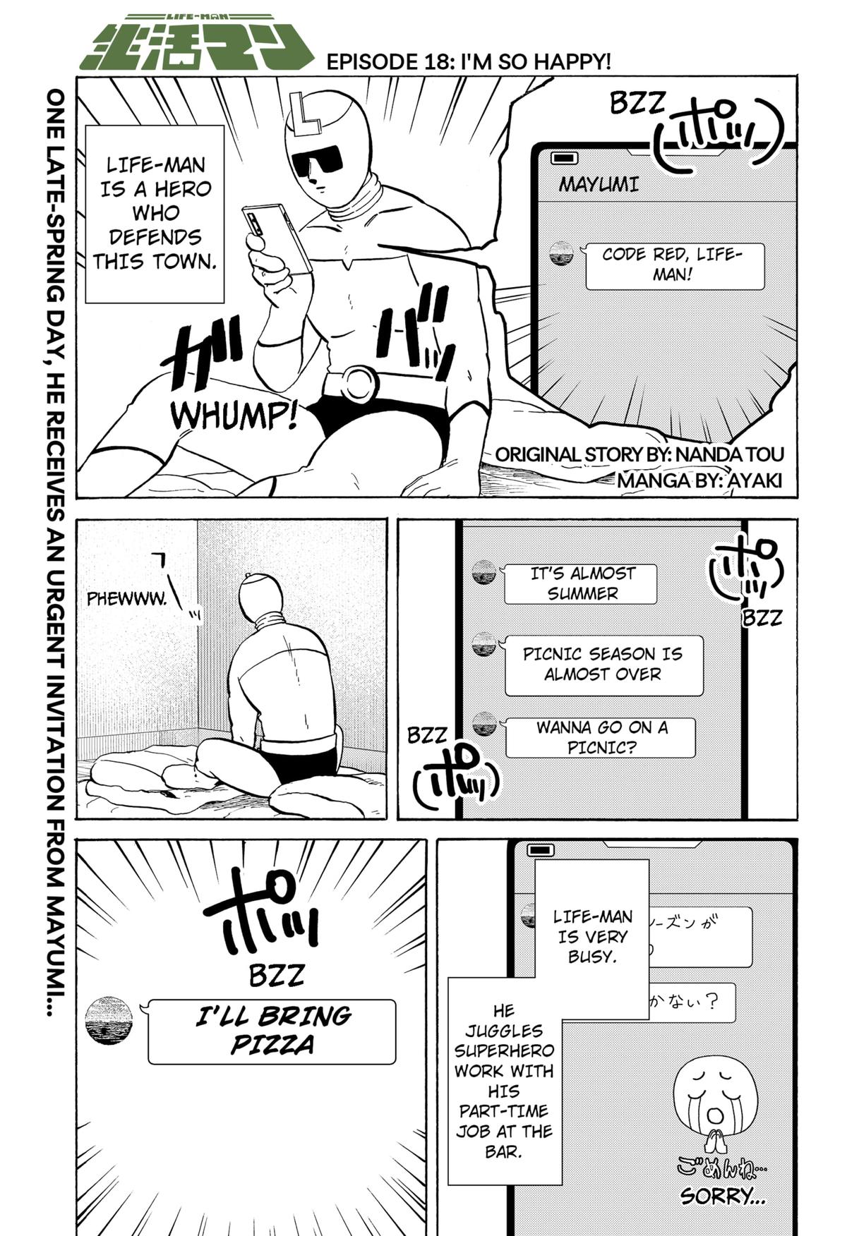 Seikatsu Man Chap 18 - Next Chap 19