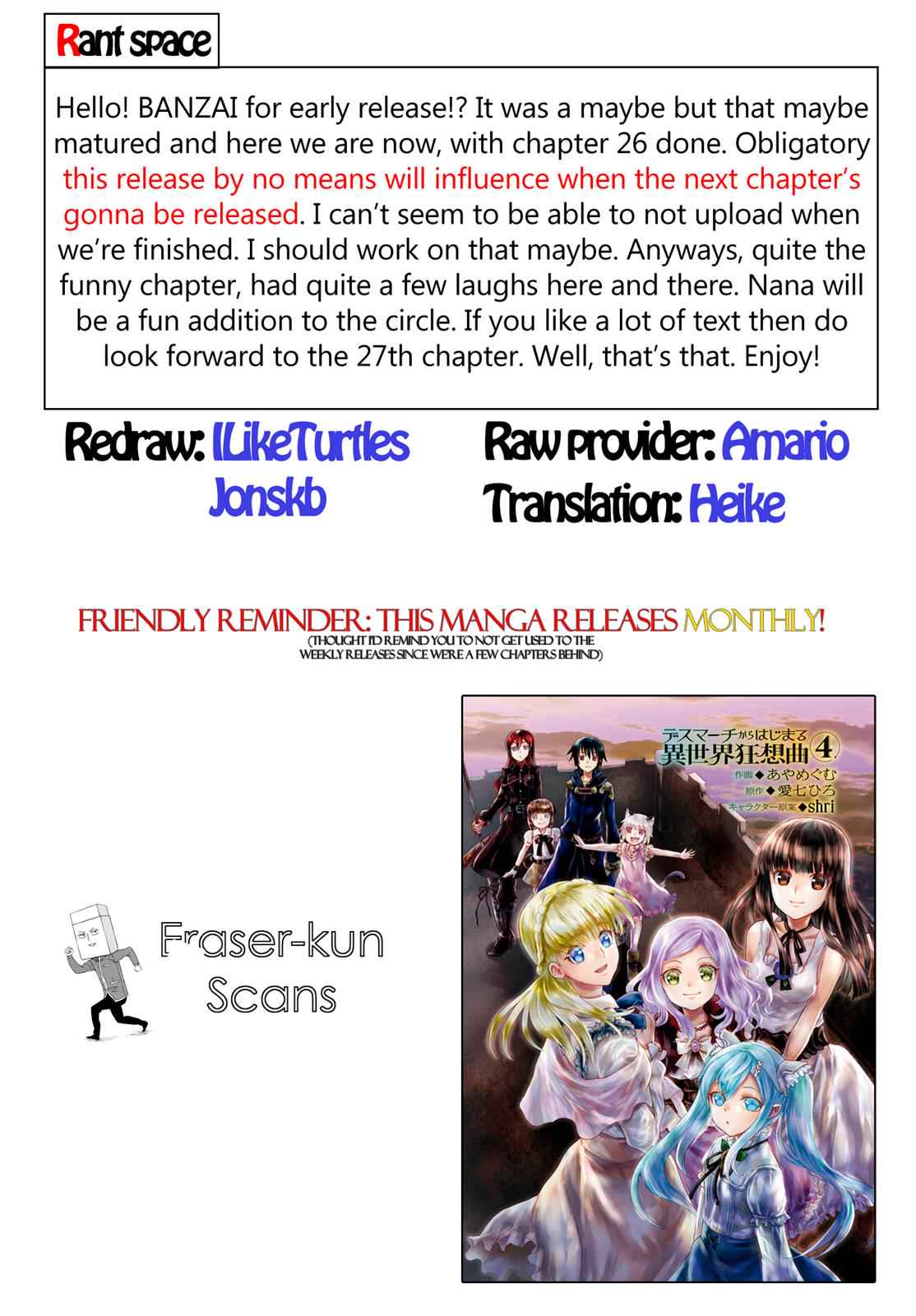 Death March kara Hajimaru Isekai Kyousoukyoku Chap 26 - Next Chap 27
