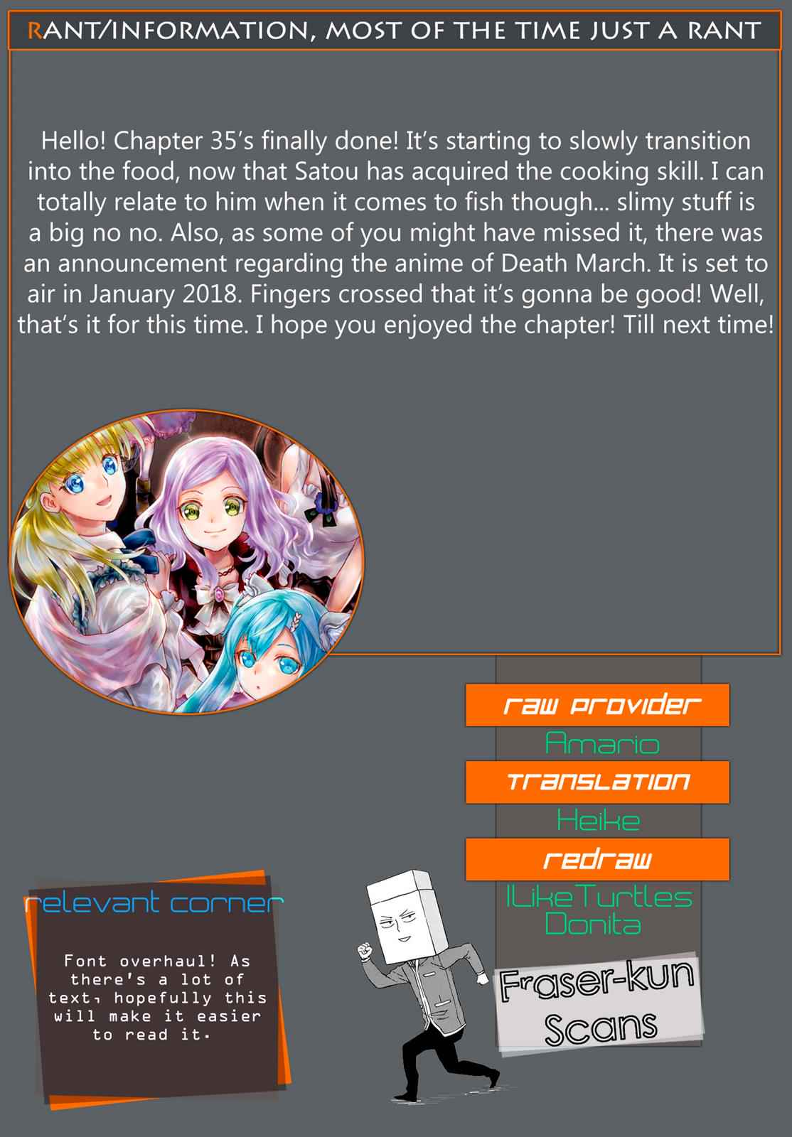 Death March kara Hajimaru Isekai Kyousoukyoku Chap 35 - Next Chap 36