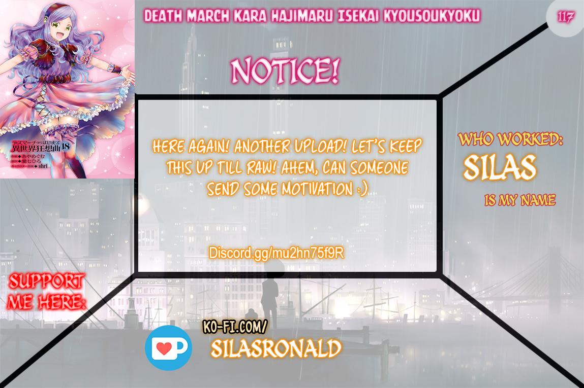 Death March kara Hajimaru Isekai Kyousoukyoku Chap 117 - Next Chap 118
