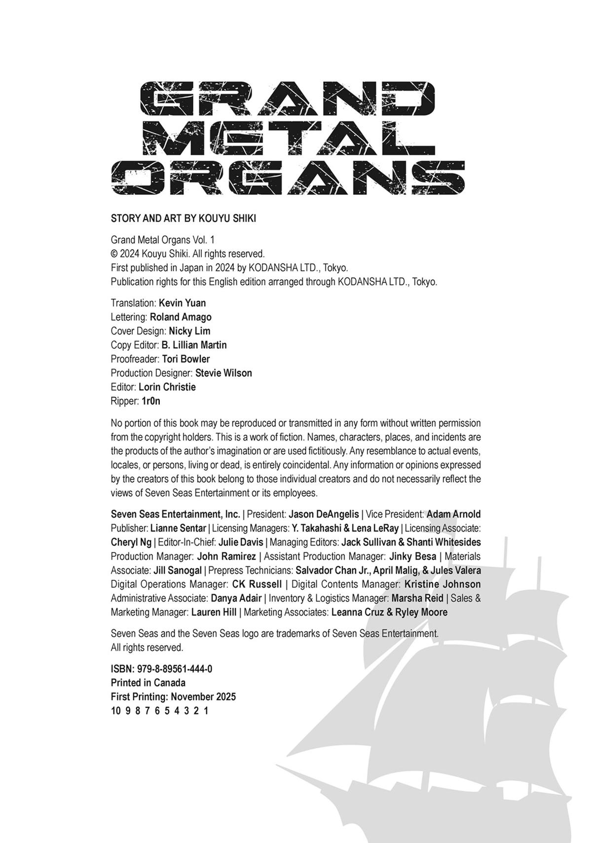 Grand Metal Organs Chap 3 - Next Chap 4