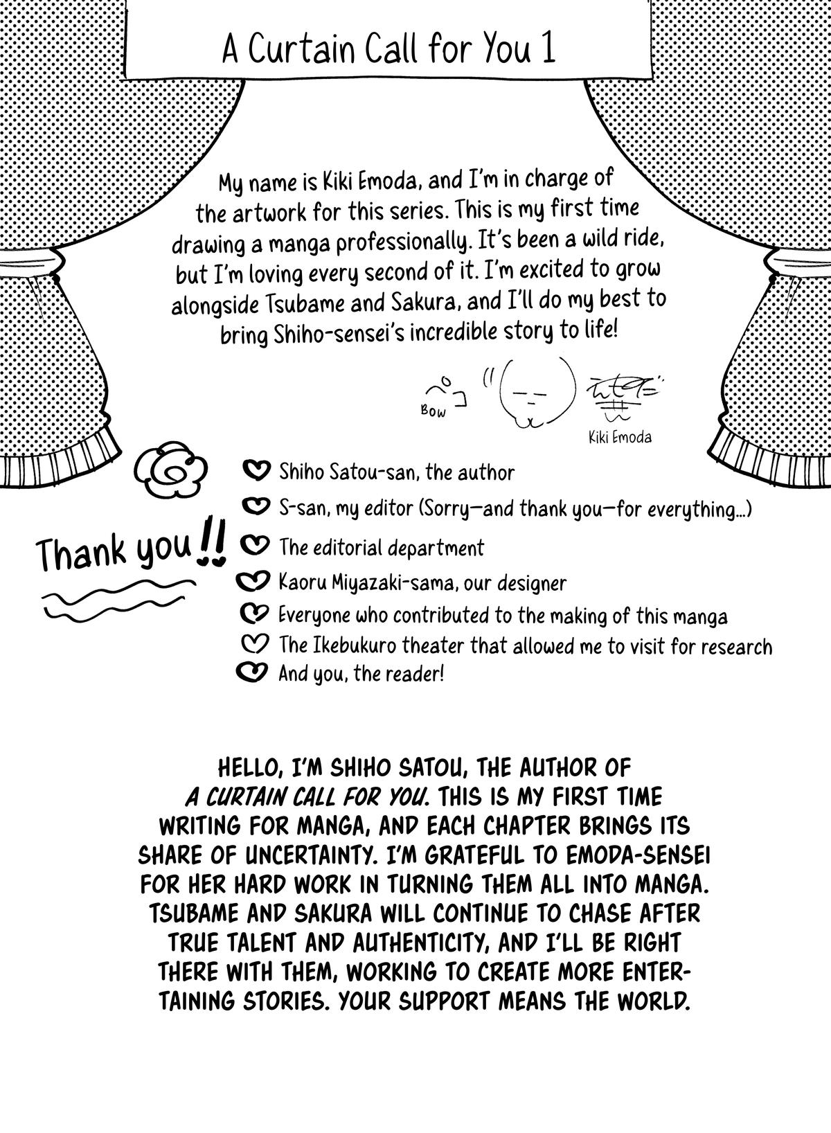 Kimi no Tame no Curtain Call Chap 6 - Next Chap 7