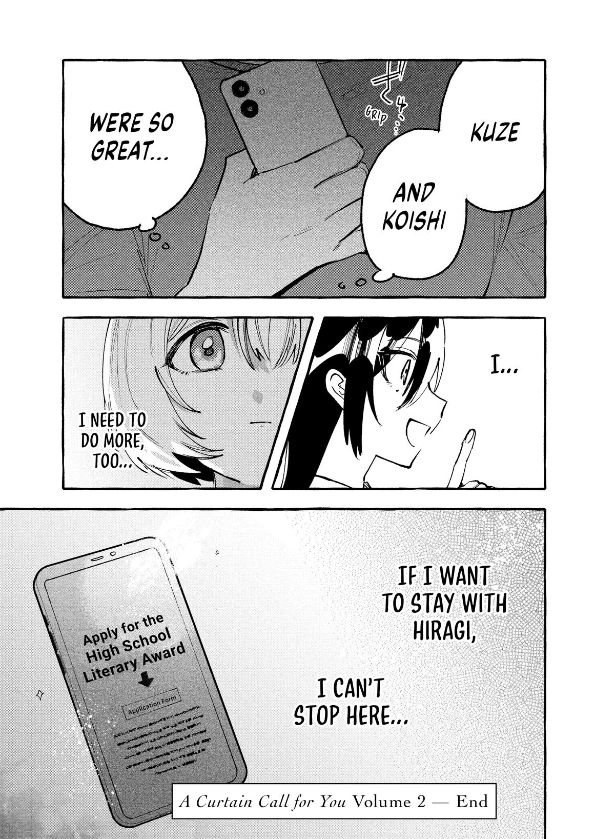 Kimi no Tame no Curtain Call Chap 14 - Next Chap 15