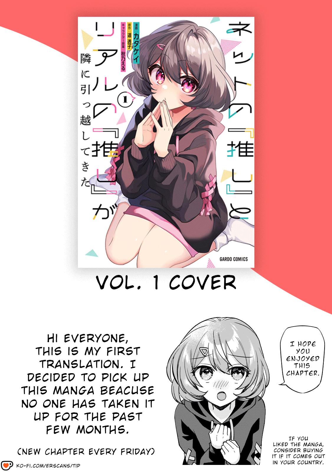Net no Oshi to Real no Oshi ga Tonari ni Hikkoshitekita Chap 4 - Next Chap 5