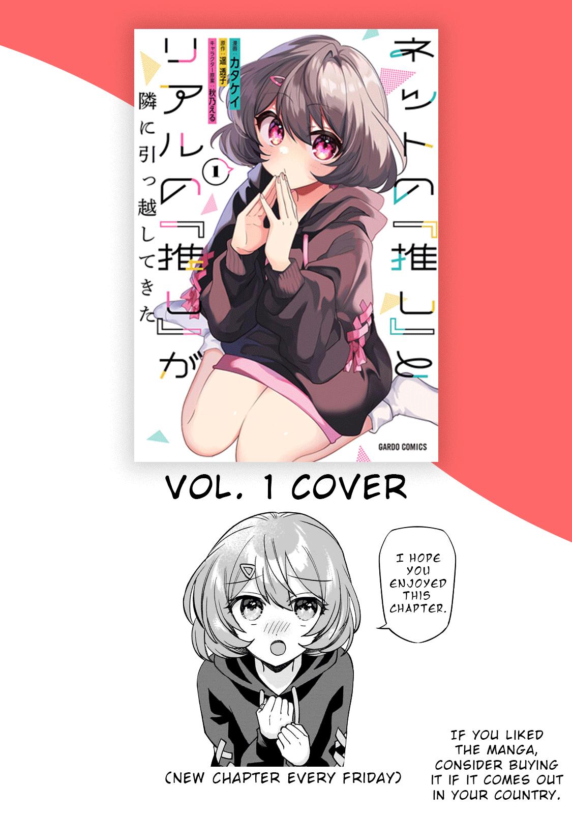 Net no Oshi to Real no Oshi ga Tonari ni Hikkoshitekita Chap 8 - Next Chap 9
