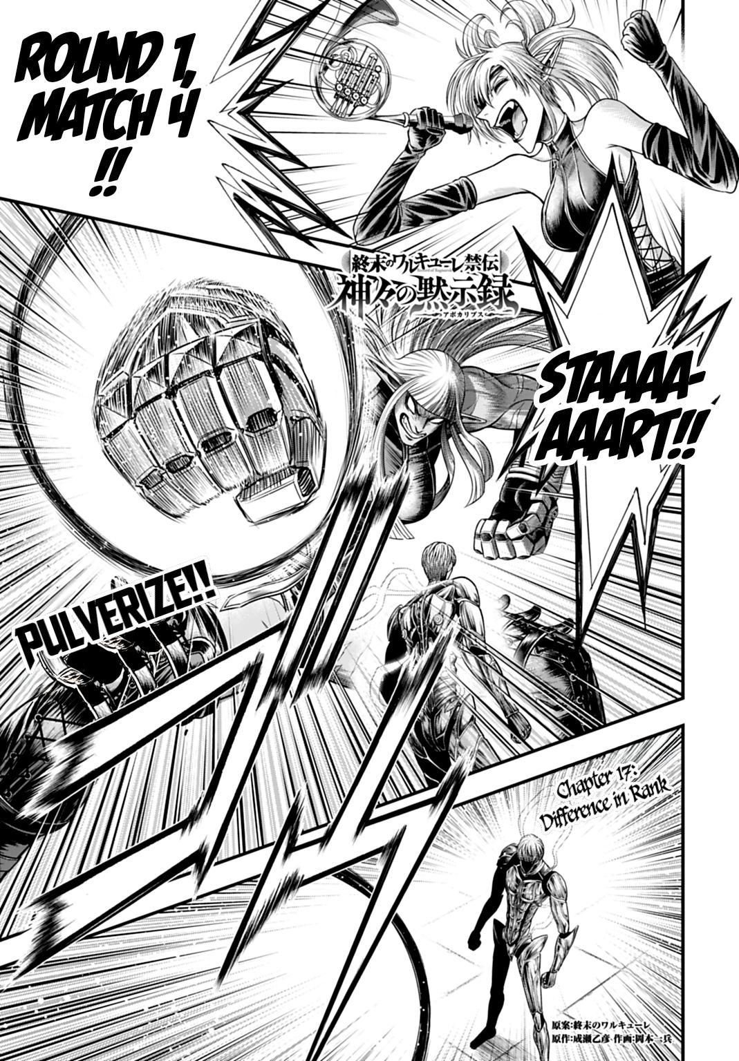 Shuumatsu no Walküre Kinden: Kamigami no Apocalypse Chap 17 - Next Chap 18