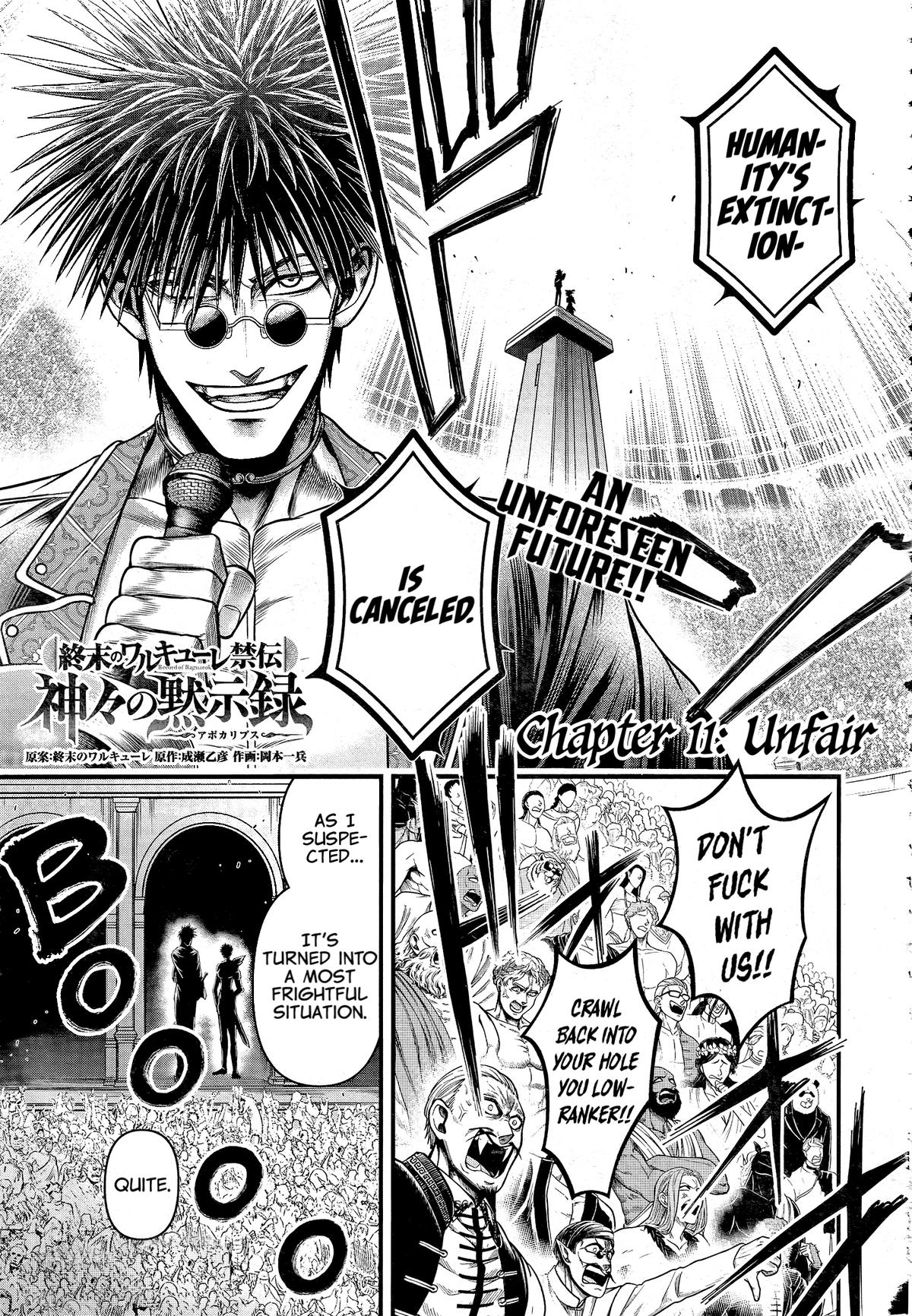 Shuumatsu no Walküre Kinden: Kamigami no Apocalypse Chap 11 - Next Chap 12