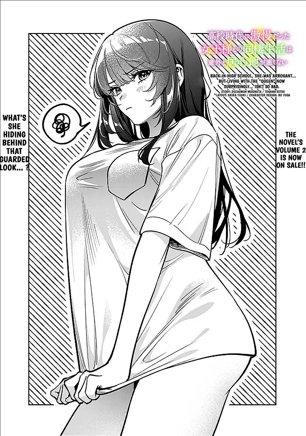 Koukou Jidai ni Gouman datta Joou-sama to no Dousei Seikatsu wa Igai to Igokochi ga Warukunai Chap 8 - Next Chap 9