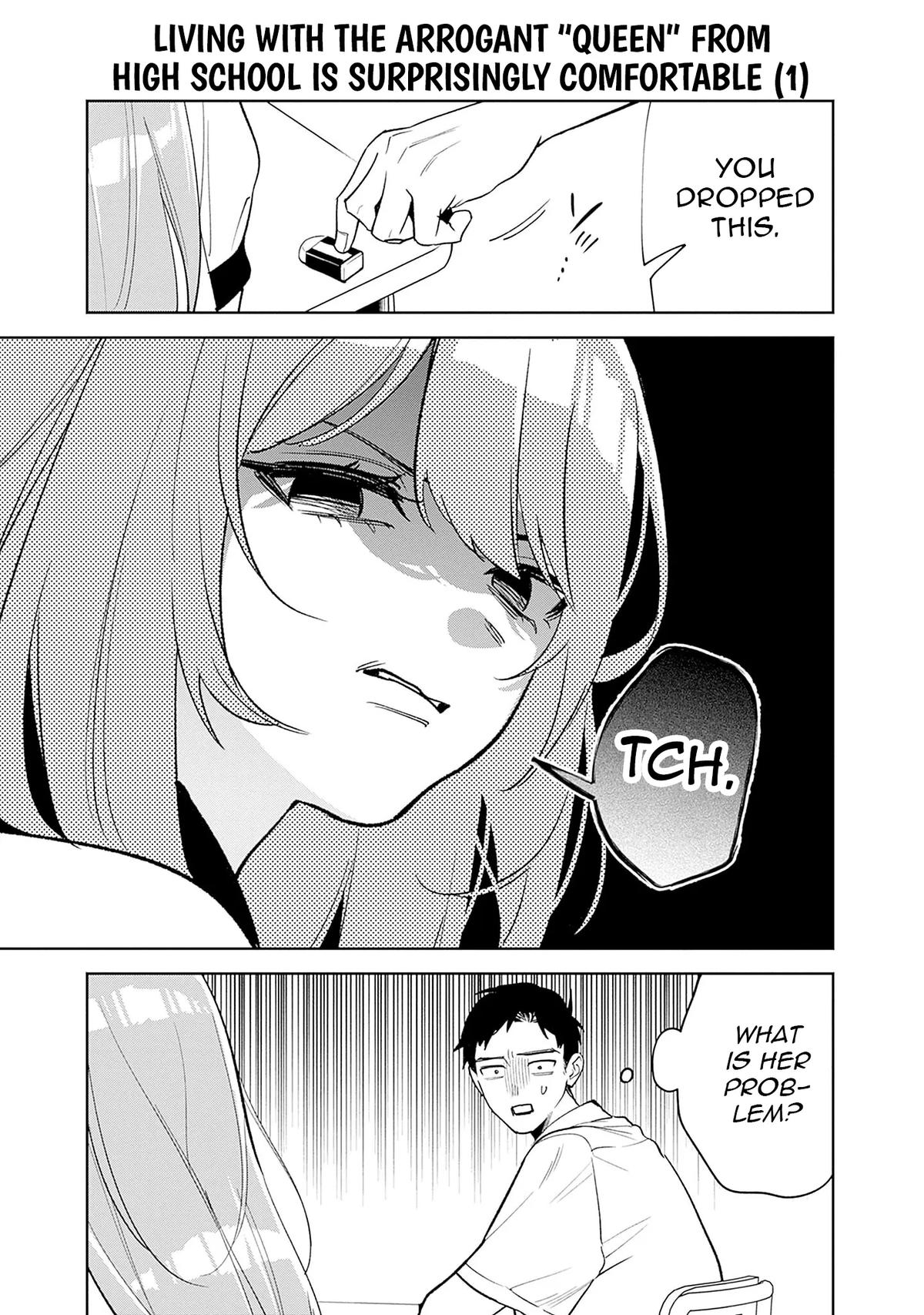 Koukou Jidai ni Gouman datta Joou-sama to no Dousei Seikatsu wa Igai to Igokochi ga Warukunai Chap 1 - Next Chap 2