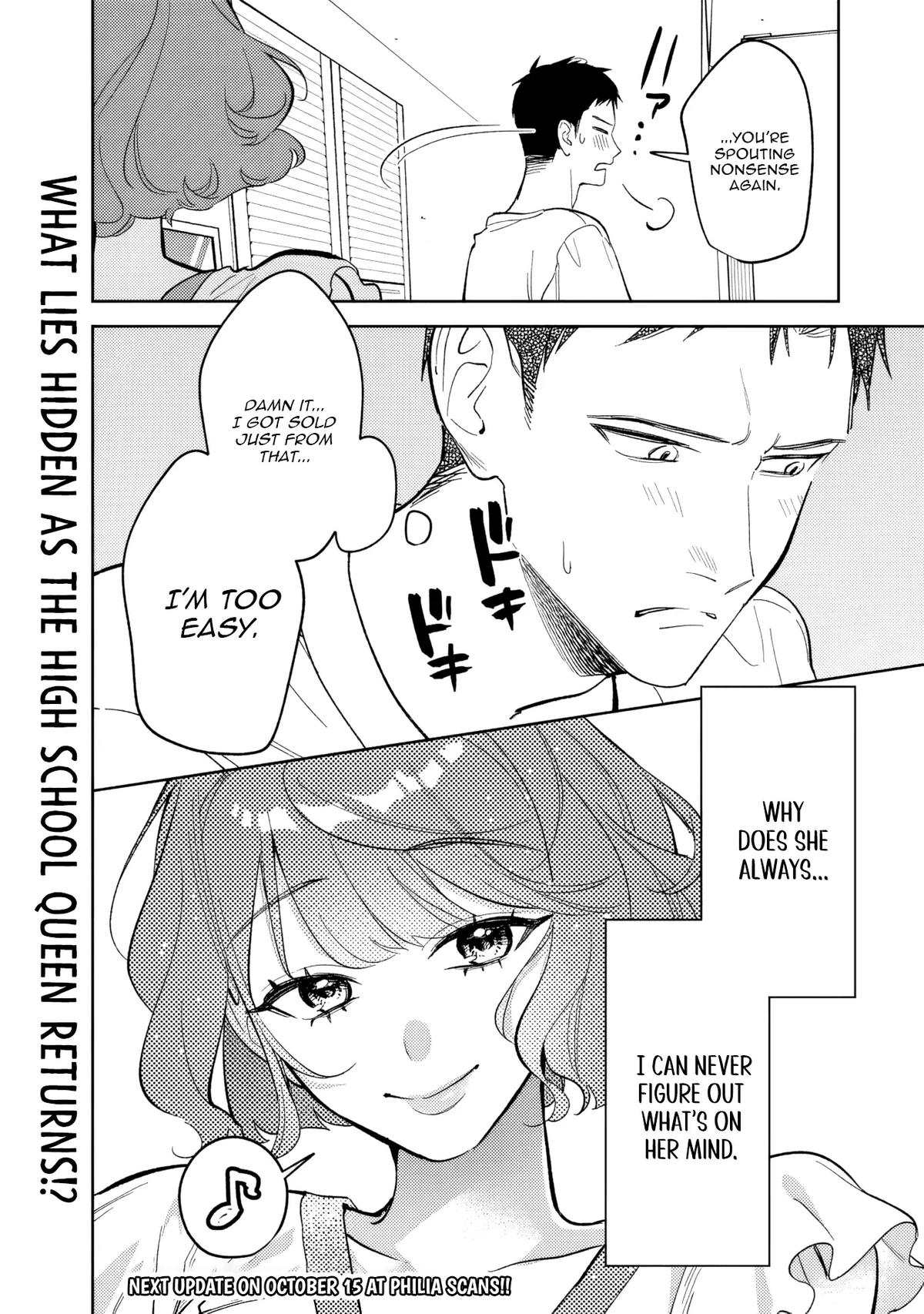 Koukou Jidai ni Gouman datta Joou-sama to no Dousei Seikatsu wa Igai to Igokochi ga Warukunai Chap 22 - Next Chap 23