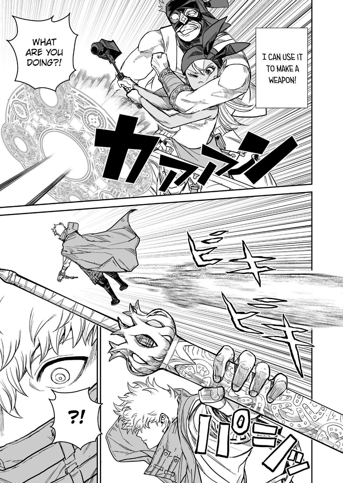 Abandoned: Tsuyosugite Buki ga Kowareru Yuusha to Buki Shokunin no Elf Chap 7 - Next Chap 8