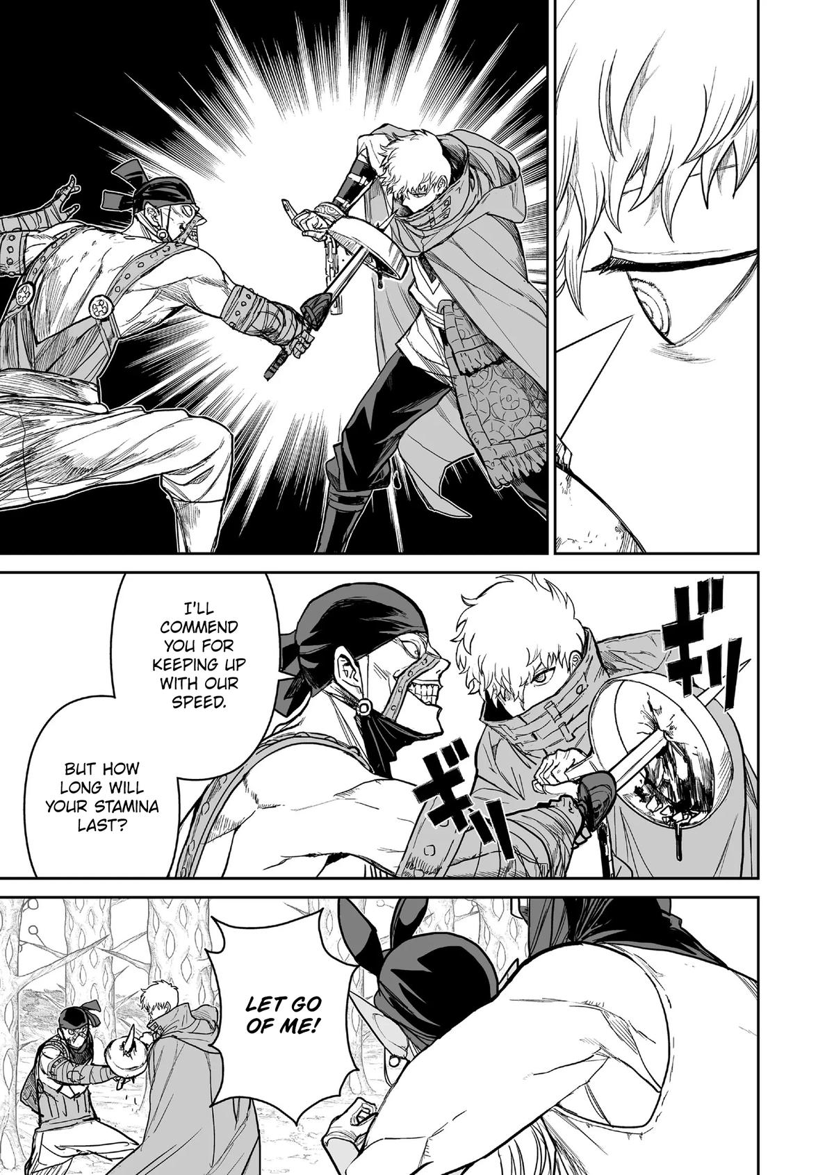 Abandoned: Tsuyosugite Buki ga Kowareru Yuusha to Buki Shokunin no Elf Chap 7 - Next Chap 8
