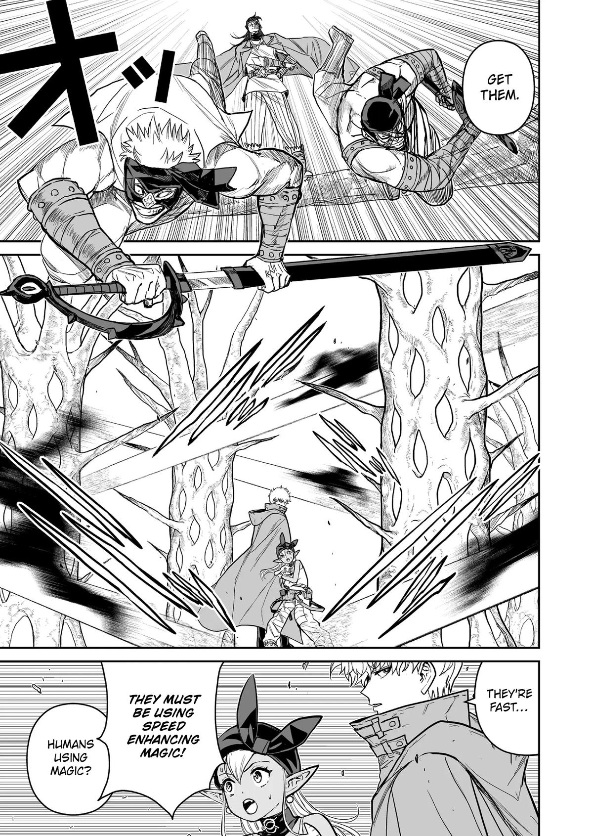Abandoned: Tsuyosugite Buki ga Kowareru Yuusha to Buki Shokunin no Elf Chap 7 - Next Chap 8