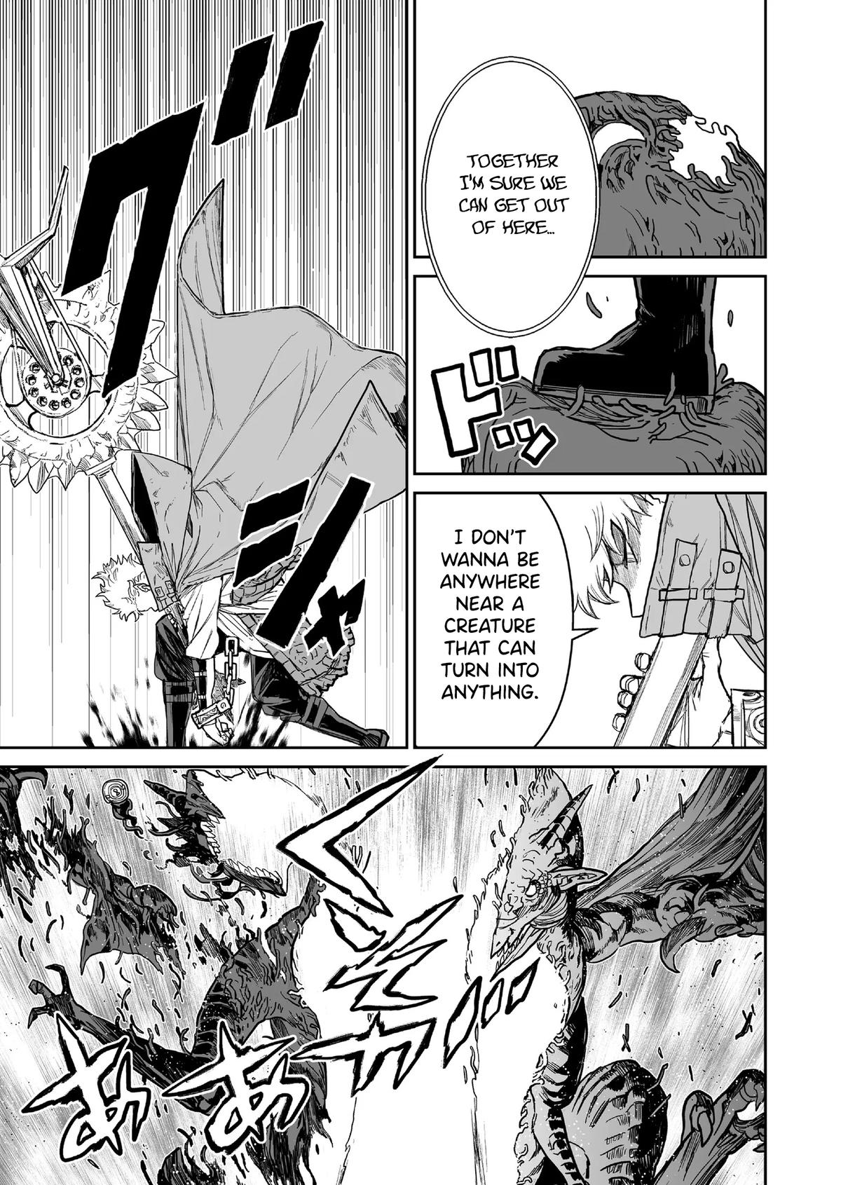 Abandoned: Tsuyosugite Buki ga Kowareru Yuusha to Buki Shokunin no Elf Chap 5 - Next Chap 6