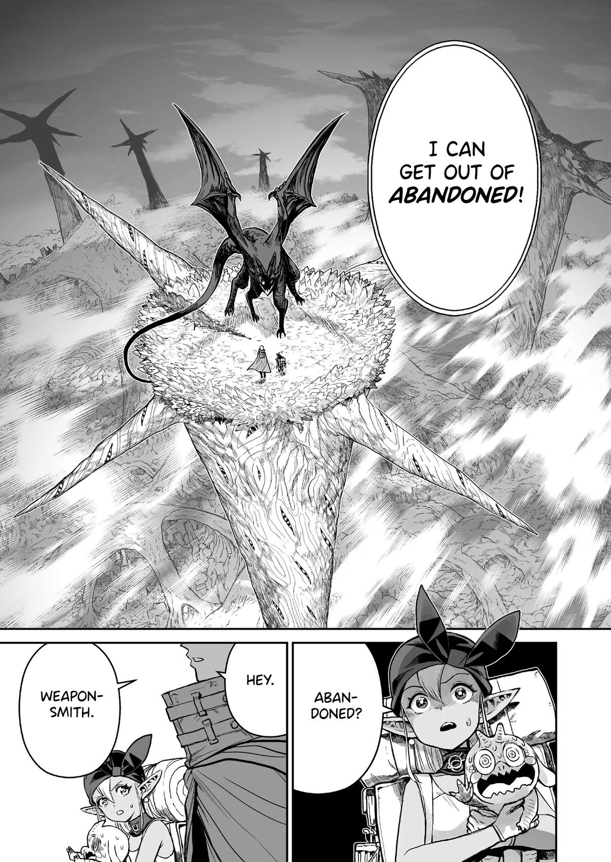 Abandoned: Tsuyosugite Buki ga Kowareru Yuusha to Buki Shokunin no Elf Chap 5 - Next Chap 6
