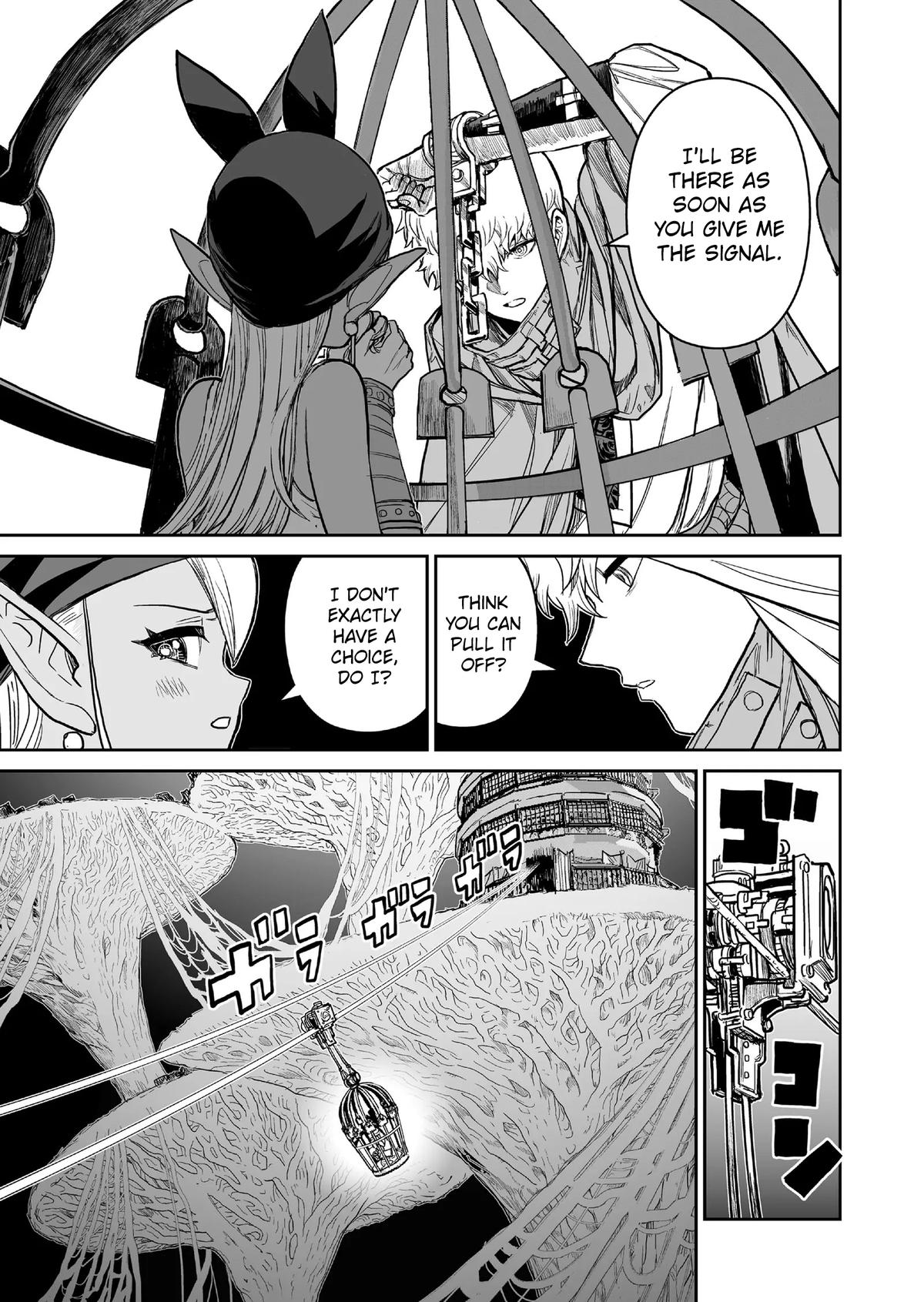 Abandoned: Tsuyosugite Buki ga Kowareru Yuusha to Buki Shokunin no Elf Chap 8 - Next Chap 9