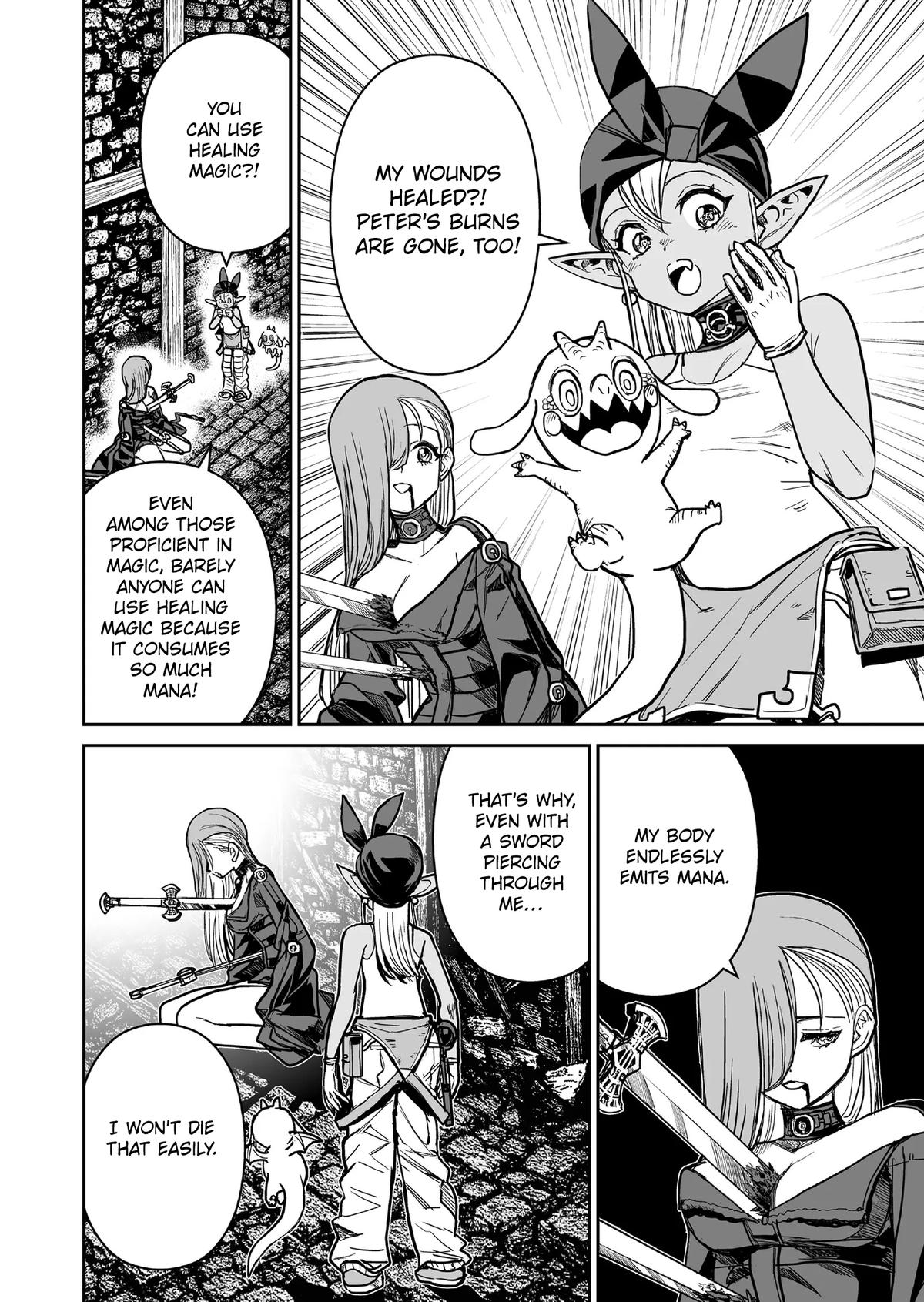 Abandoned: Tsuyosugite Buki ga Kowareru Yuusha to Buki Shokunin no Elf Chap 9 - Next Chap 10