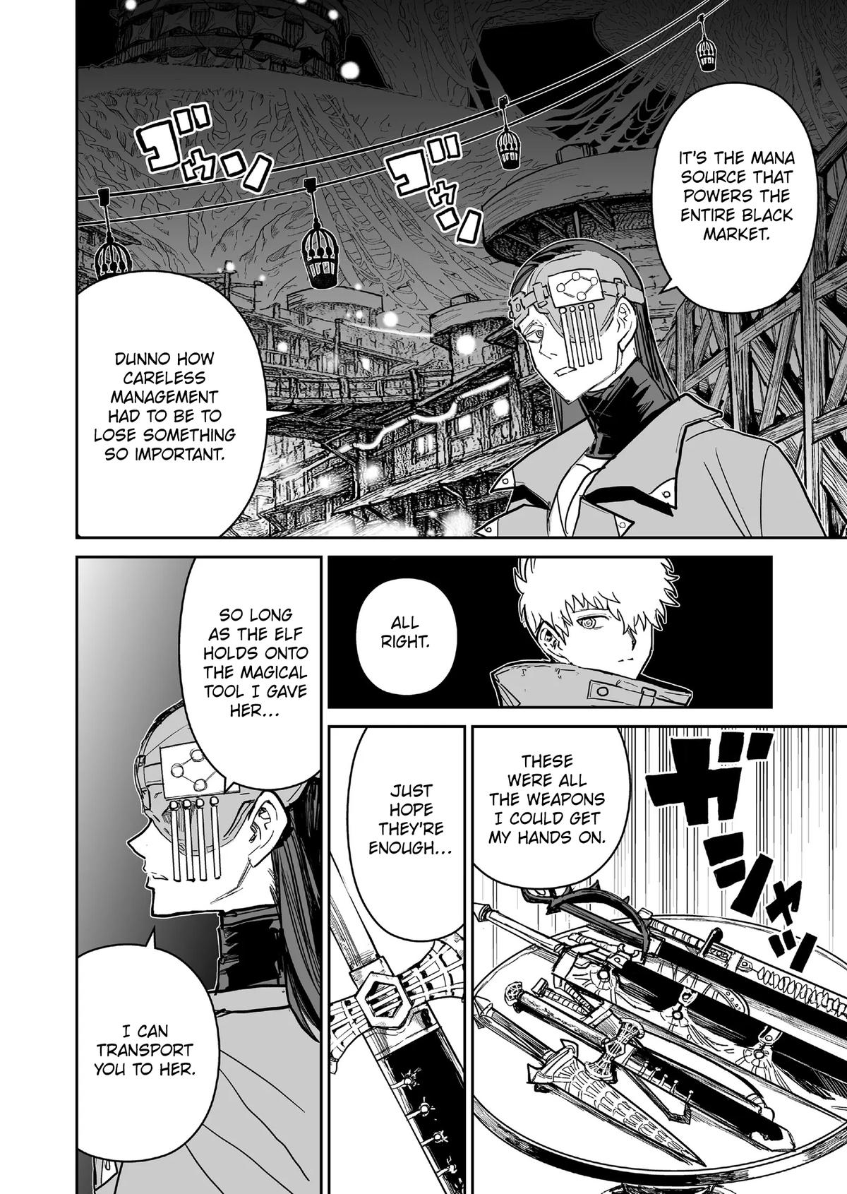 Abandoned: Tsuyosugite Buki ga Kowareru Yuusha to Buki Shokunin no Elf Chap 9 - Next Chap 10