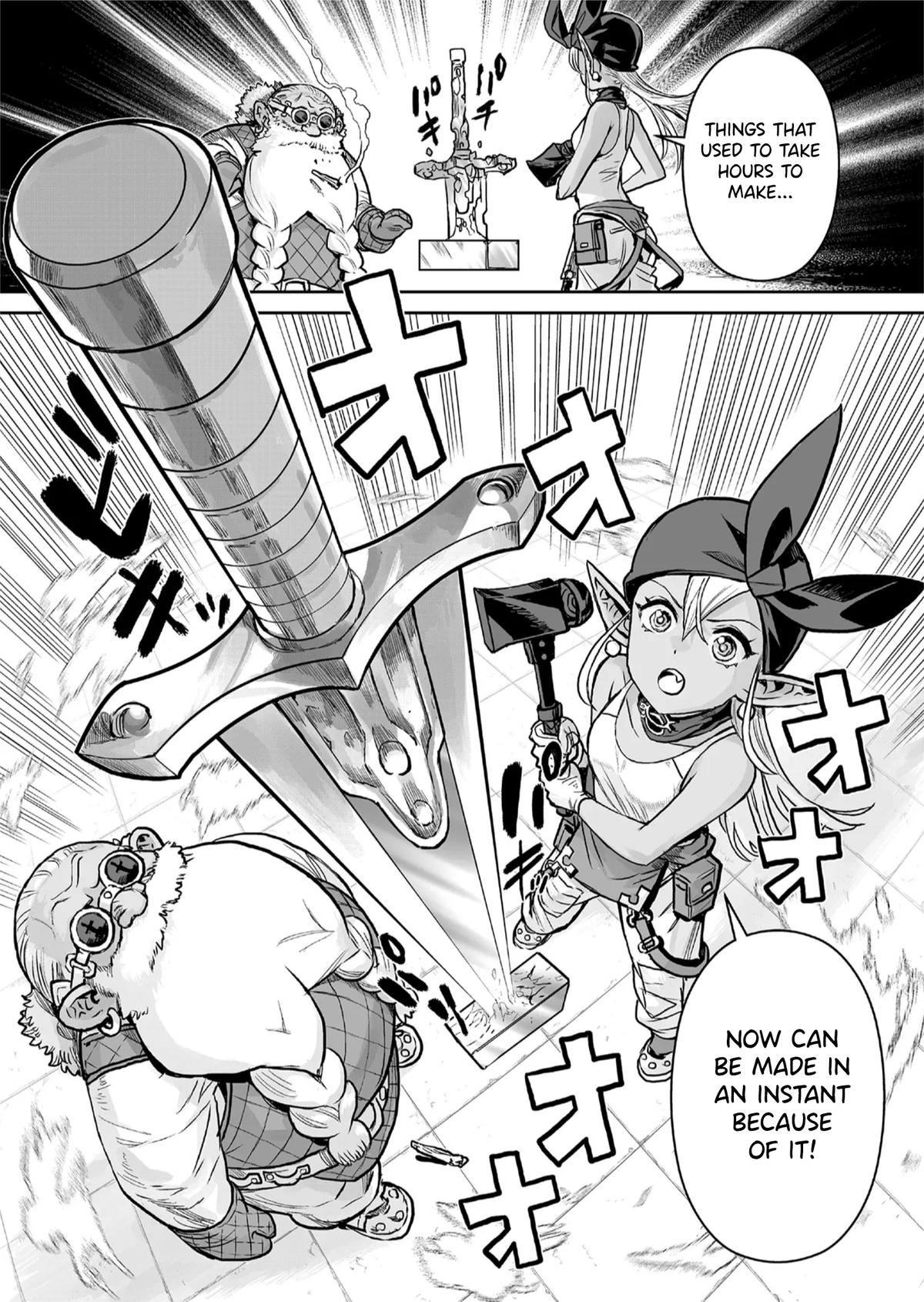 Abandoned: Tsuyosugite Buki ga Kowareru Yuusha to Buki Shokunin no Elf Chap 1 - Next Chap 2