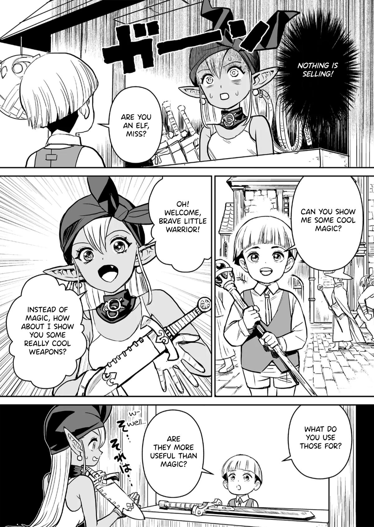 Abandoned: Tsuyosugite Buki ga Kowareru Yuusha to Buki Shokunin no Elf Chap 1 - Next Chap 2