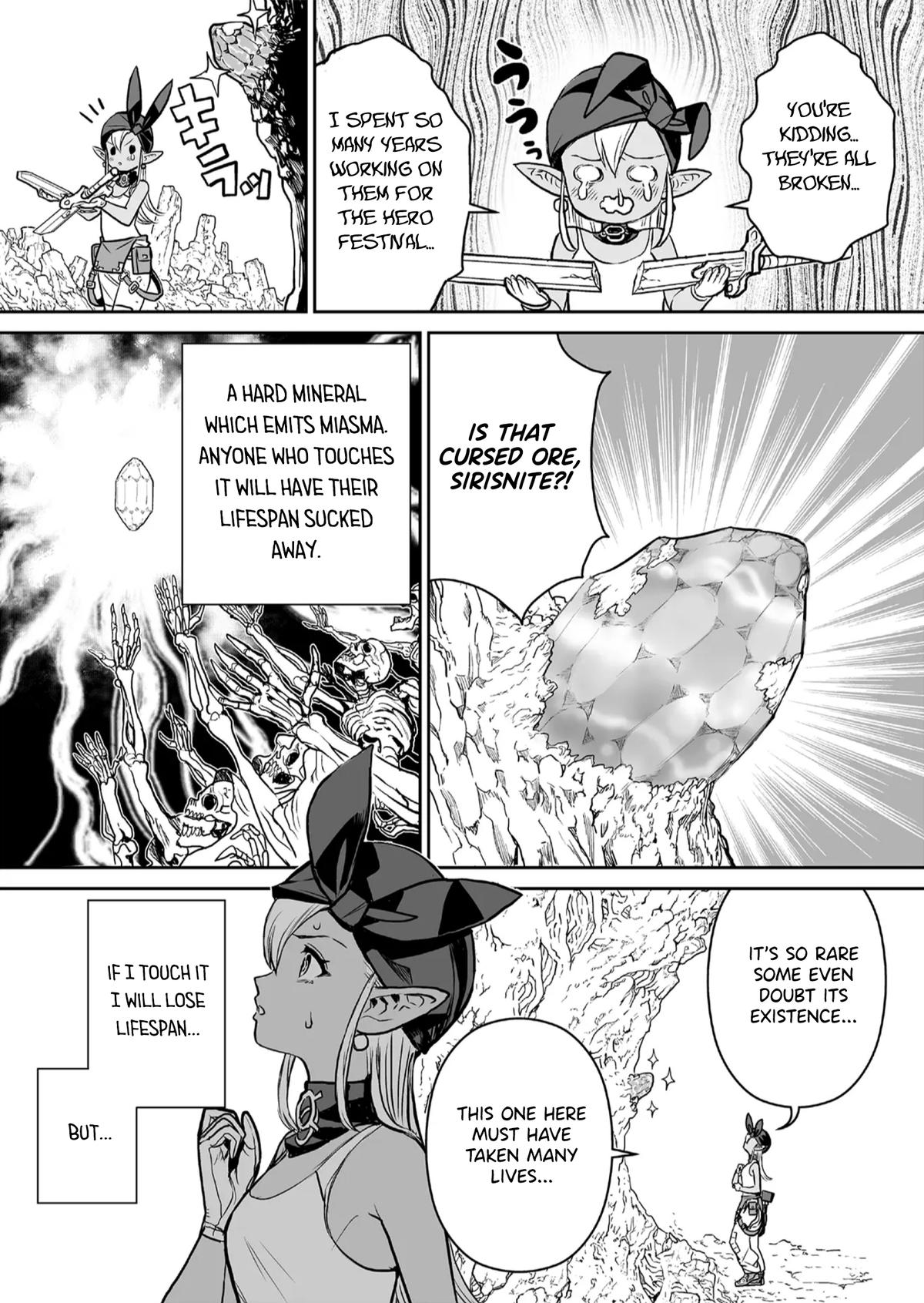 Abandoned: Tsuyosugite Buki ga Kowareru Yuusha to Buki Shokunin no Elf Chap 1 - Next Chap 2