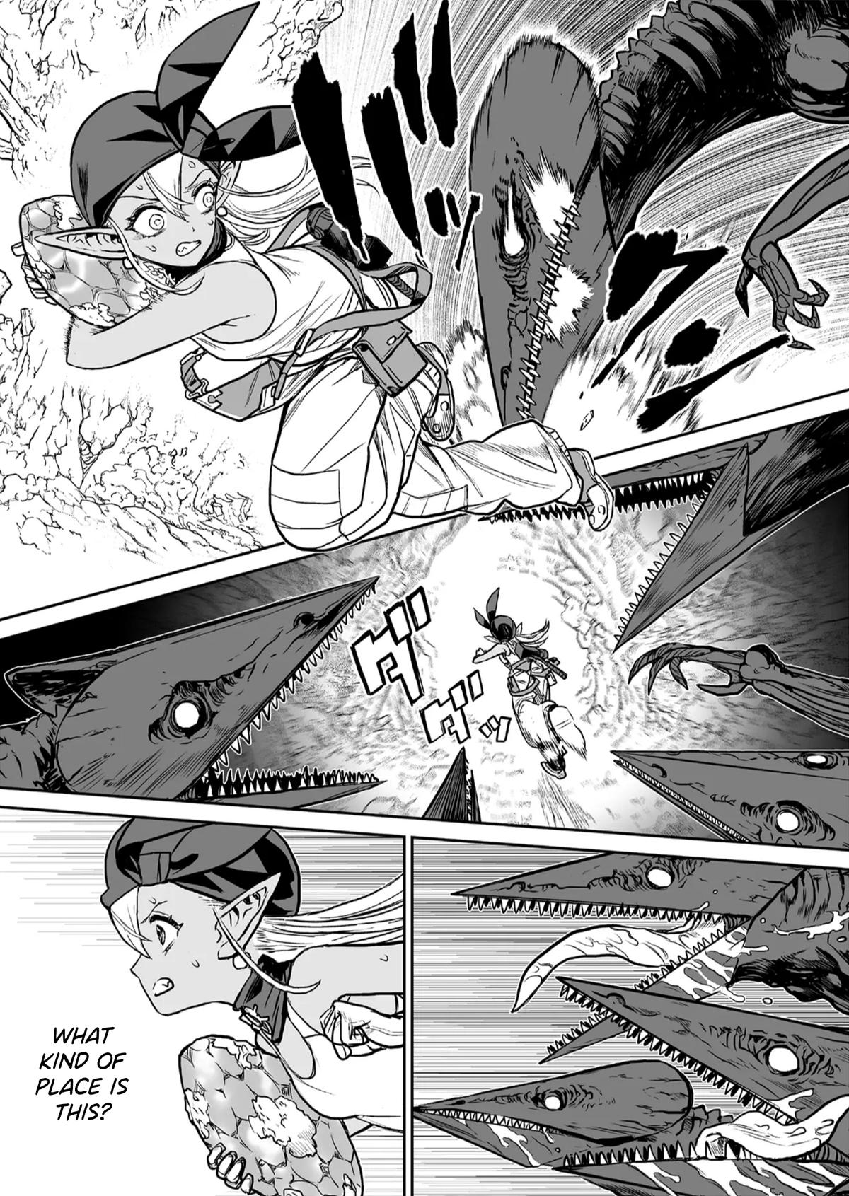 Abandoned: Tsuyosugite Buki ga Kowareru Yuusha to Buki Shokunin no Elf Chap 1 - Next Chap 2