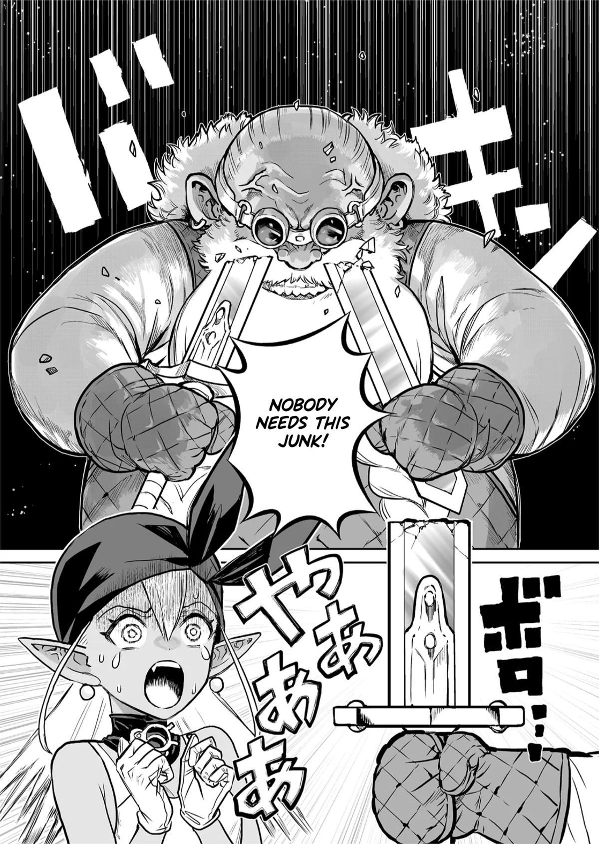 Abandoned: Tsuyosugite Buki ga Kowareru Yuusha to Buki Shokunin no Elf Chap 1 - Next Chap 2