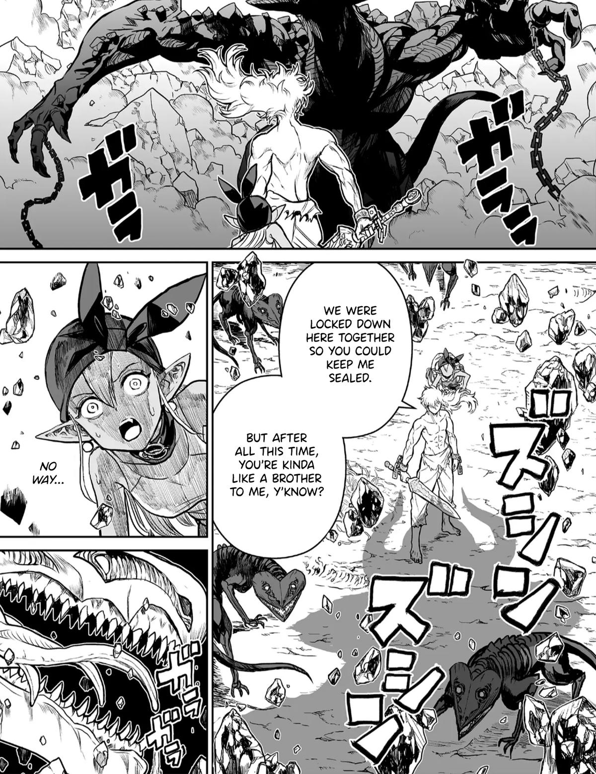 Abandoned: Tsuyosugite Buki ga Kowareru Yuusha to Buki Shokunin no Elf Chap 1 - Next Chap 2