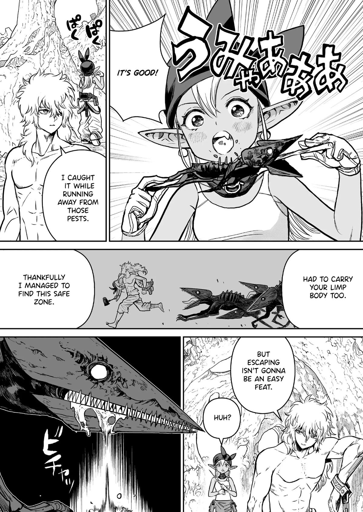 Abandoned: Tsuyosugite Buki ga Kowareru Yuusha to Buki Shokunin no Elf Chap 2 - Next Chap 3