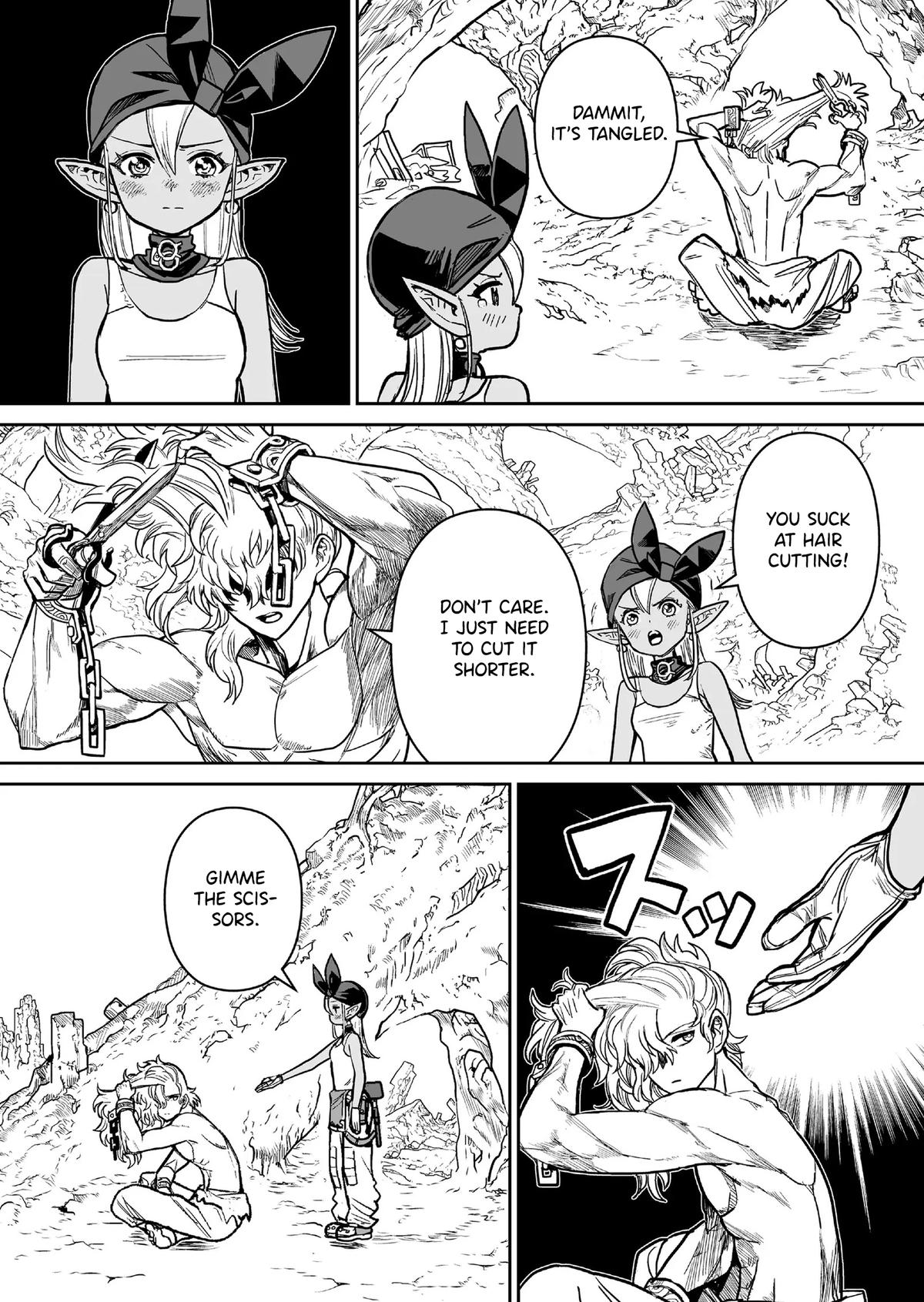 Abandoned: Tsuyosugite Buki ga Kowareru Yuusha to Buki Shokunin no Elf Chap 2 - Next Chap 3