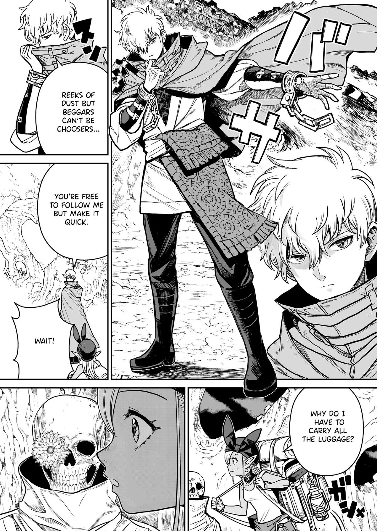 Abandoned: Tsuyosugite Buki ga Kowareru Yuusha to Buki Shokunin no Elf Chap 2 - Next Chap 3