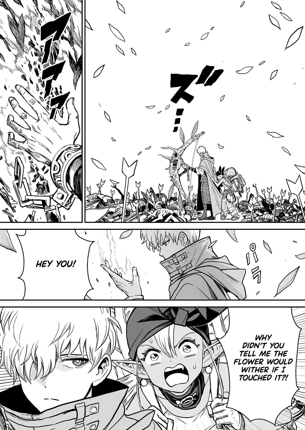 Abandoned: Tsuyosugite Buki ga Kowareru Yuusha to Buki Shokunin no Elf Chap 2 - Next Chap 3
