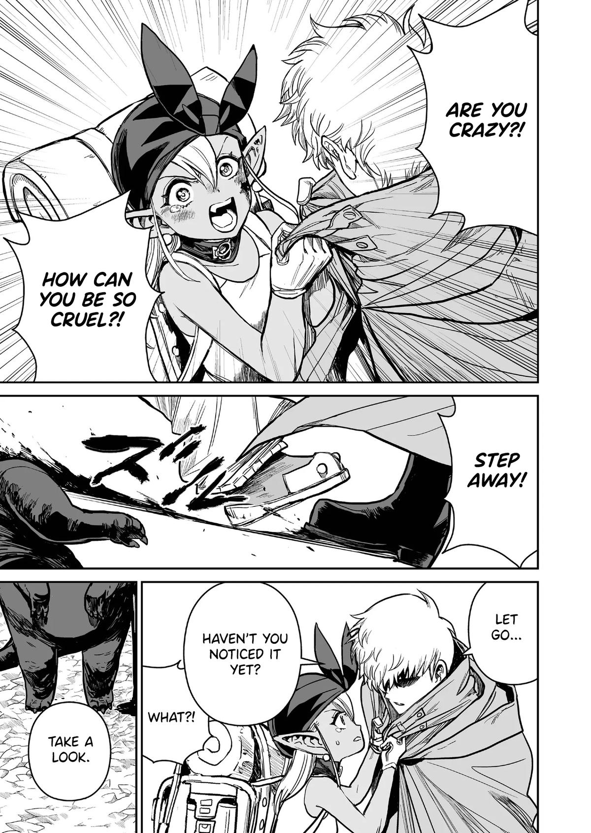 Abandoned: Tsuyosugite Buki ga Kowareru Yuusha to Buki Shokunin no Elf Chap 3 - Next Chap 4