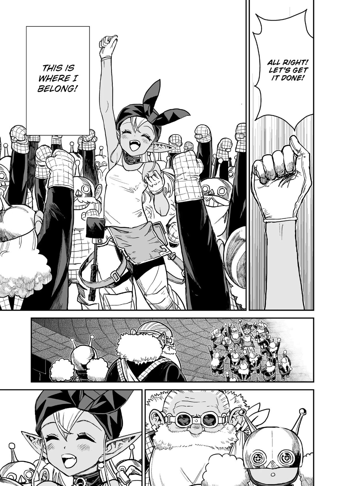 Abandoned: Tsuyosugite Buki ga Kowareru Yuusha to Buki Shokunin no Elf Chap 17 - Next Chap 18