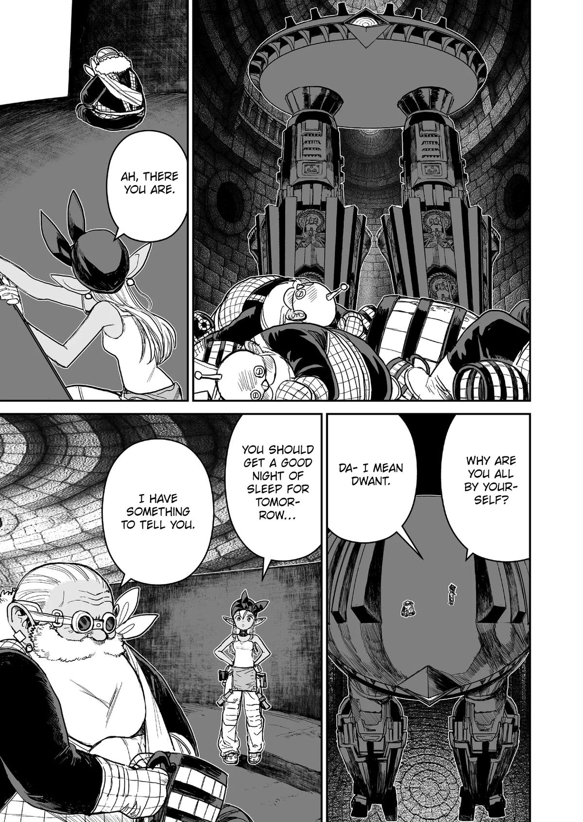Abandoned: Tsuyosugite Buki ga Kowareru Yuusha to Buki Shokunin no Elf Chap 17 - Next Chap 18