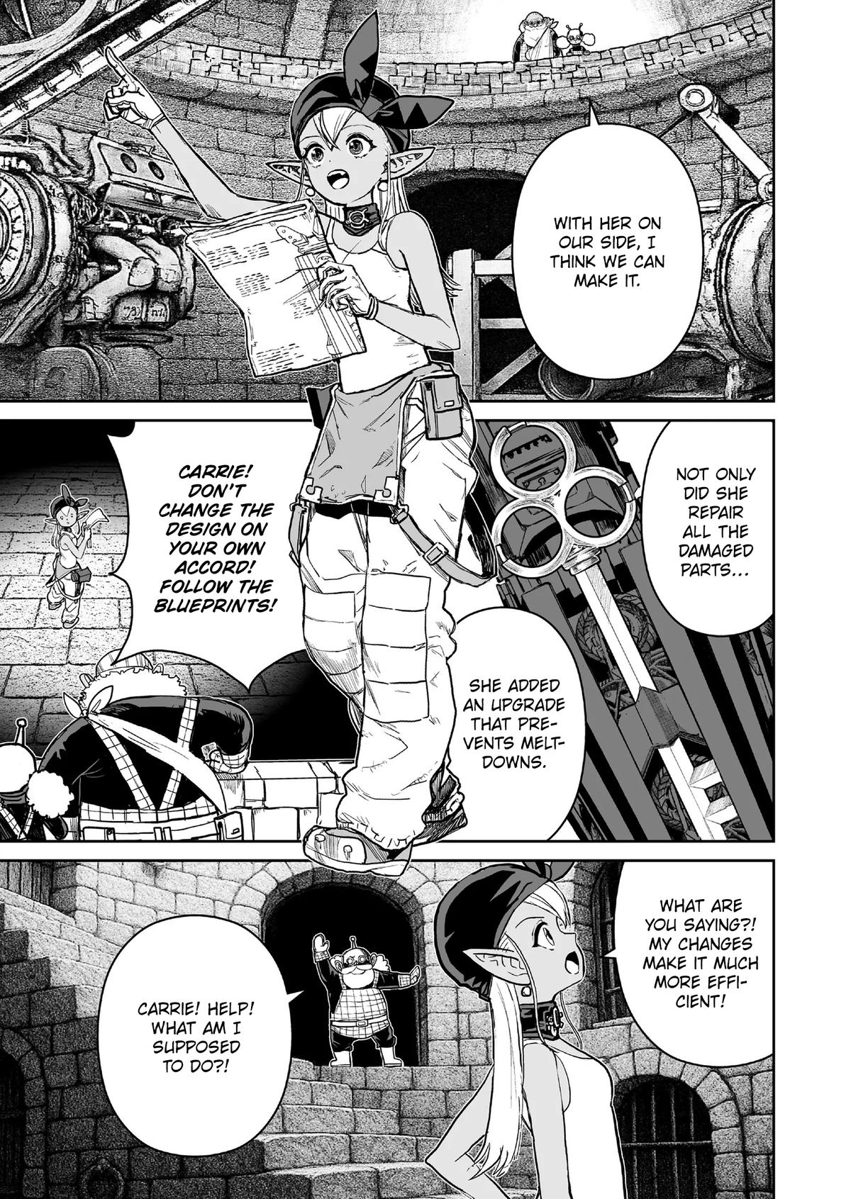 Abandoned: Tsuyosugite Buki ga Kowareru Yuusha to Buki Shokunin no Elf Chap 17 - Next Chap 18