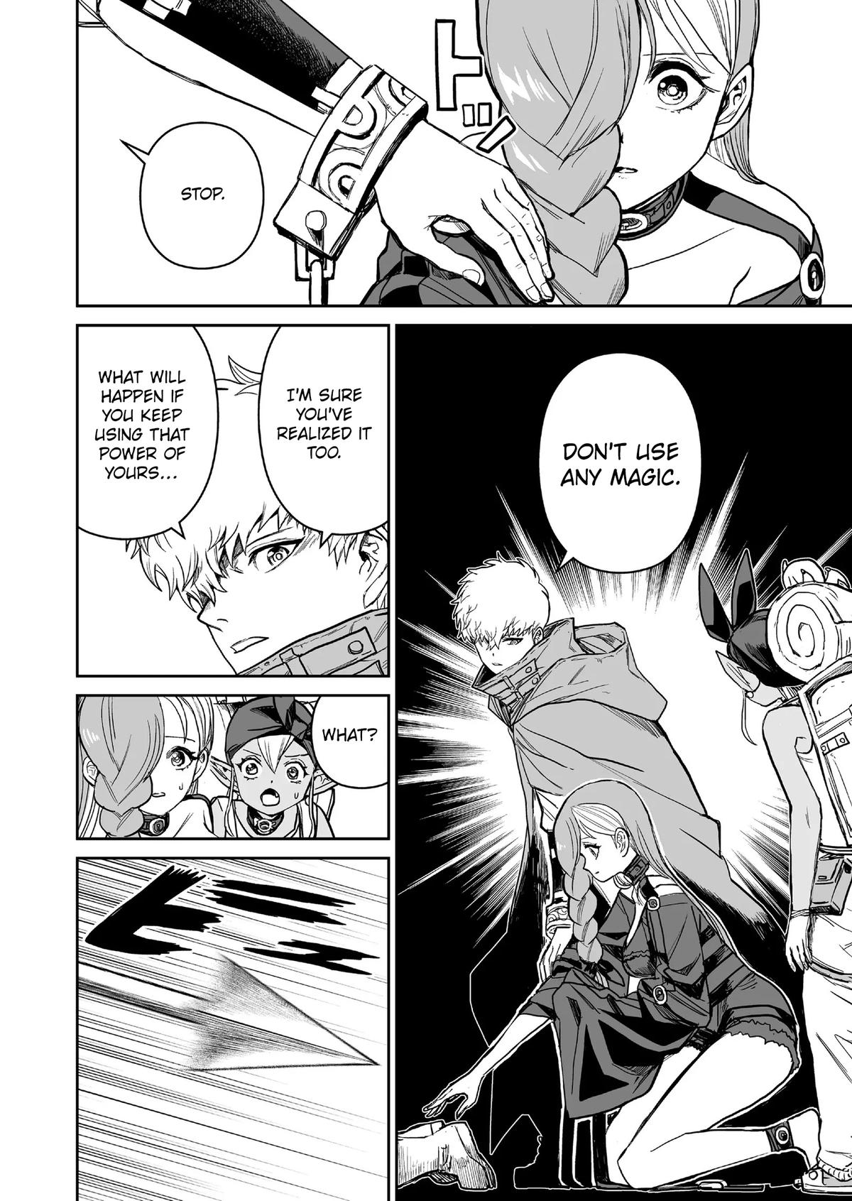 Abandoned: Tsuyosugite Buki ga Kowareru Yuusha to Buki Shokunin no Elf Chap 14 - Next Chap 15