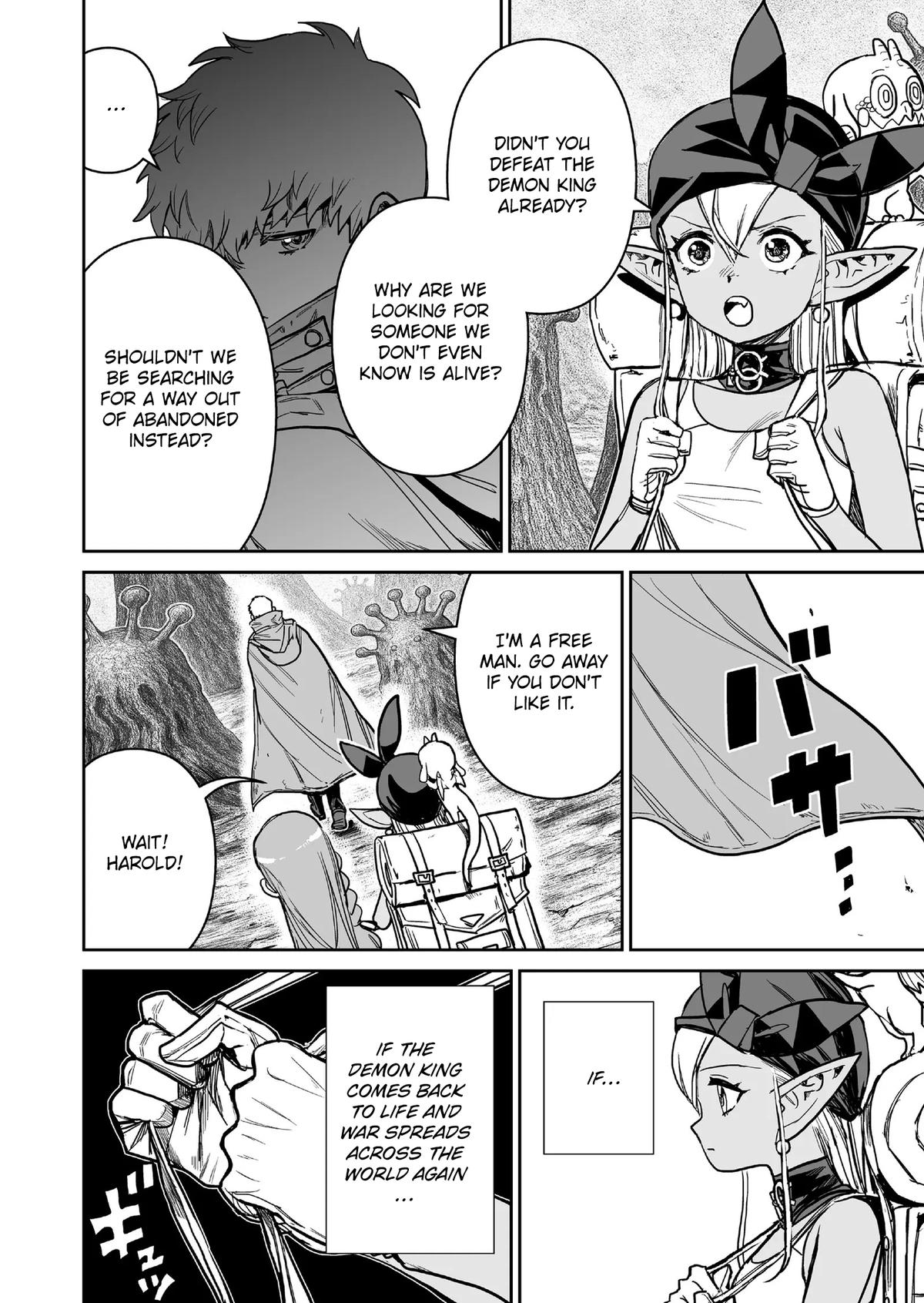 Abandoned: Tsuyosugite Buki ga Kowareru Yuusha to Buki Shokunin no Elf Chap 14 - Next Chap 15