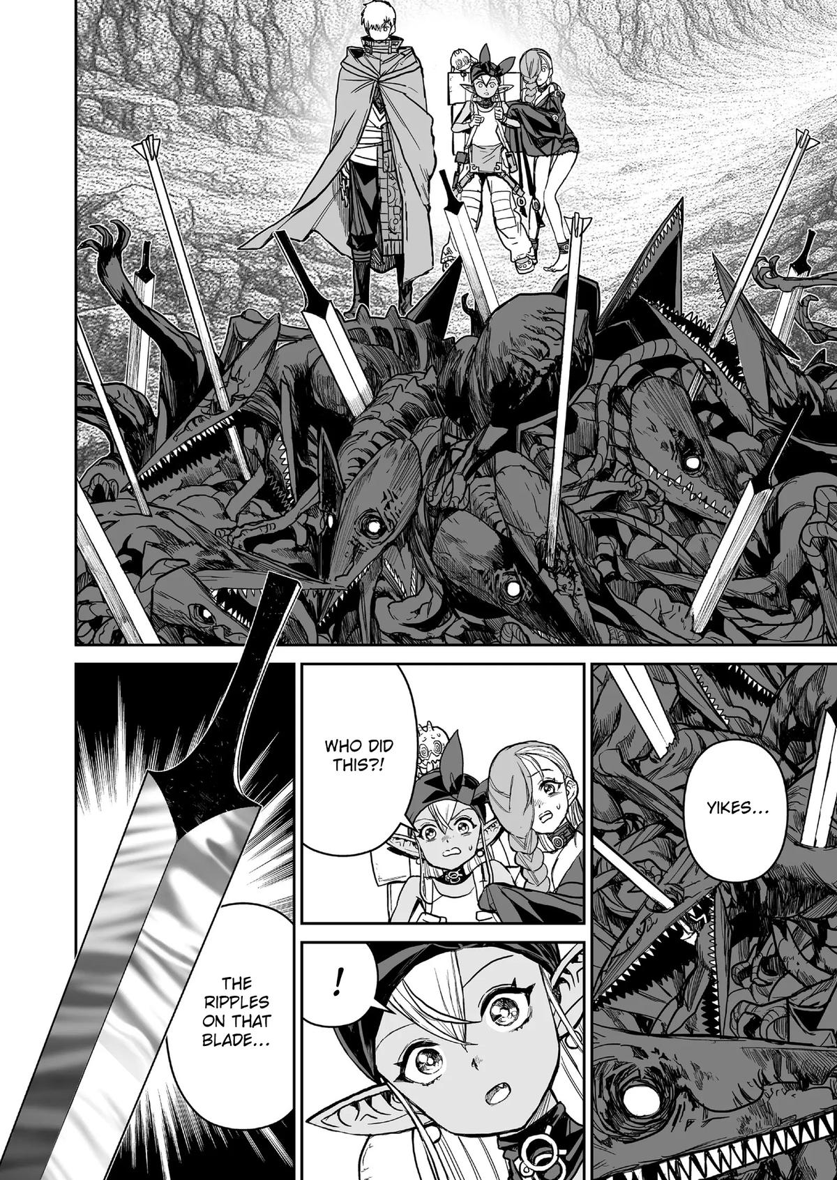 Abandoned: Tsuyosugite Buki ga Kowareru Yuusha to Buki Shokunin no Elf Chap 14 - Next Chap 15