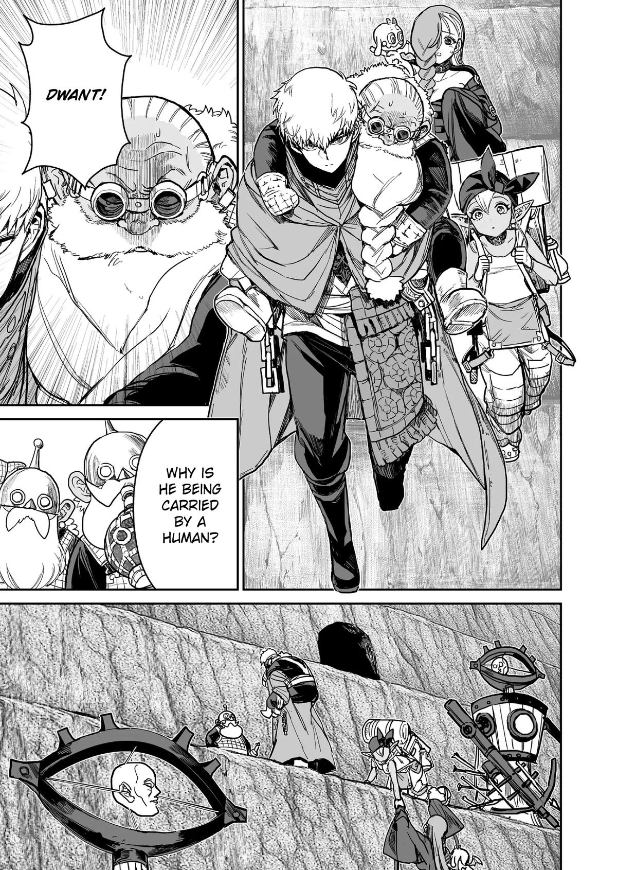 Abandoned: Tsuyosugite Buki ga Kowareru Yuusha to Buki Shokunin no Elf Chap 15 - Next Chap 16